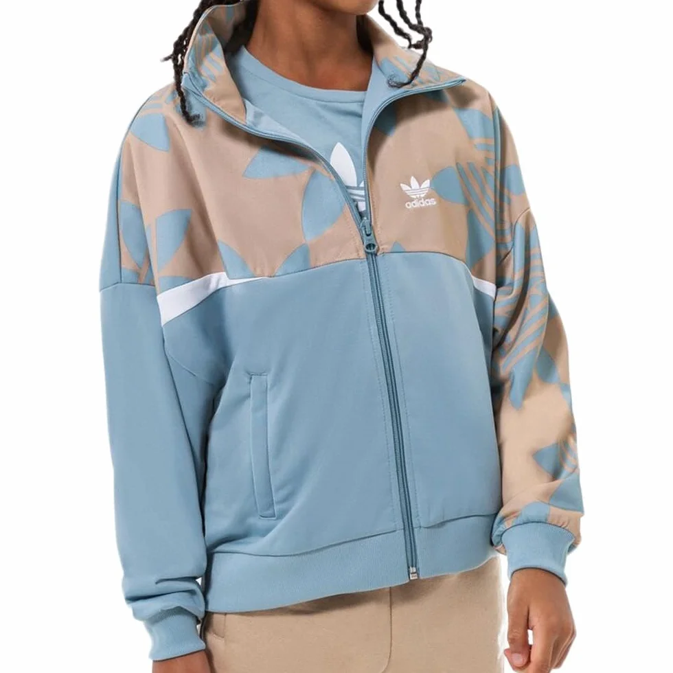 Adidas Veste de Survêtement Bleu Fille Track Top