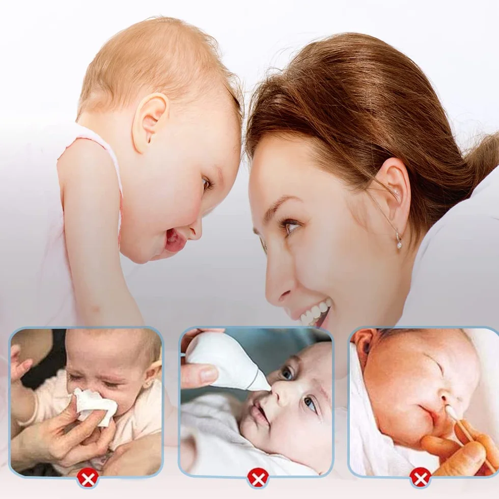 Mouche-bébé Portable Irrigateur Nasal 10ml avec Embout en Silicone Nettoyable Réutilisable