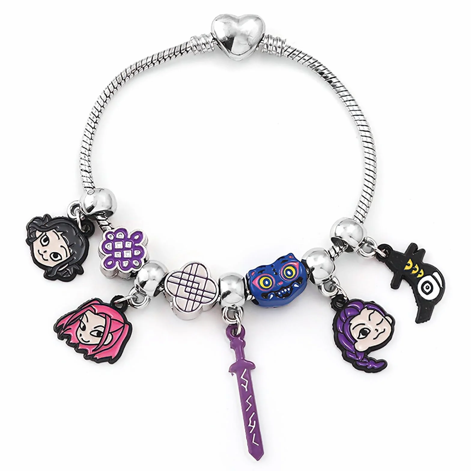 Bracelet Demon Hunter pour femme, collection personnage anime cadeau fan
