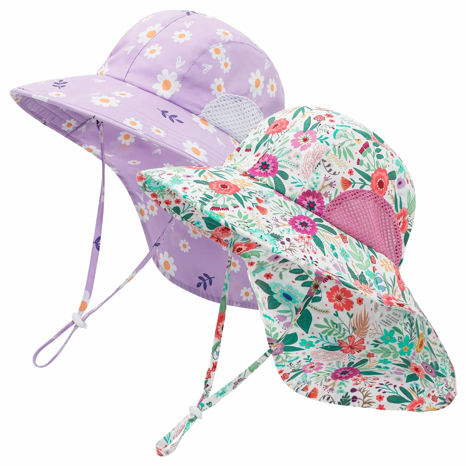 MASOCIO Chapeau Anti UV Bébé Enfant Bob Soleil Garçon Fille Casquette de Plage Réglable