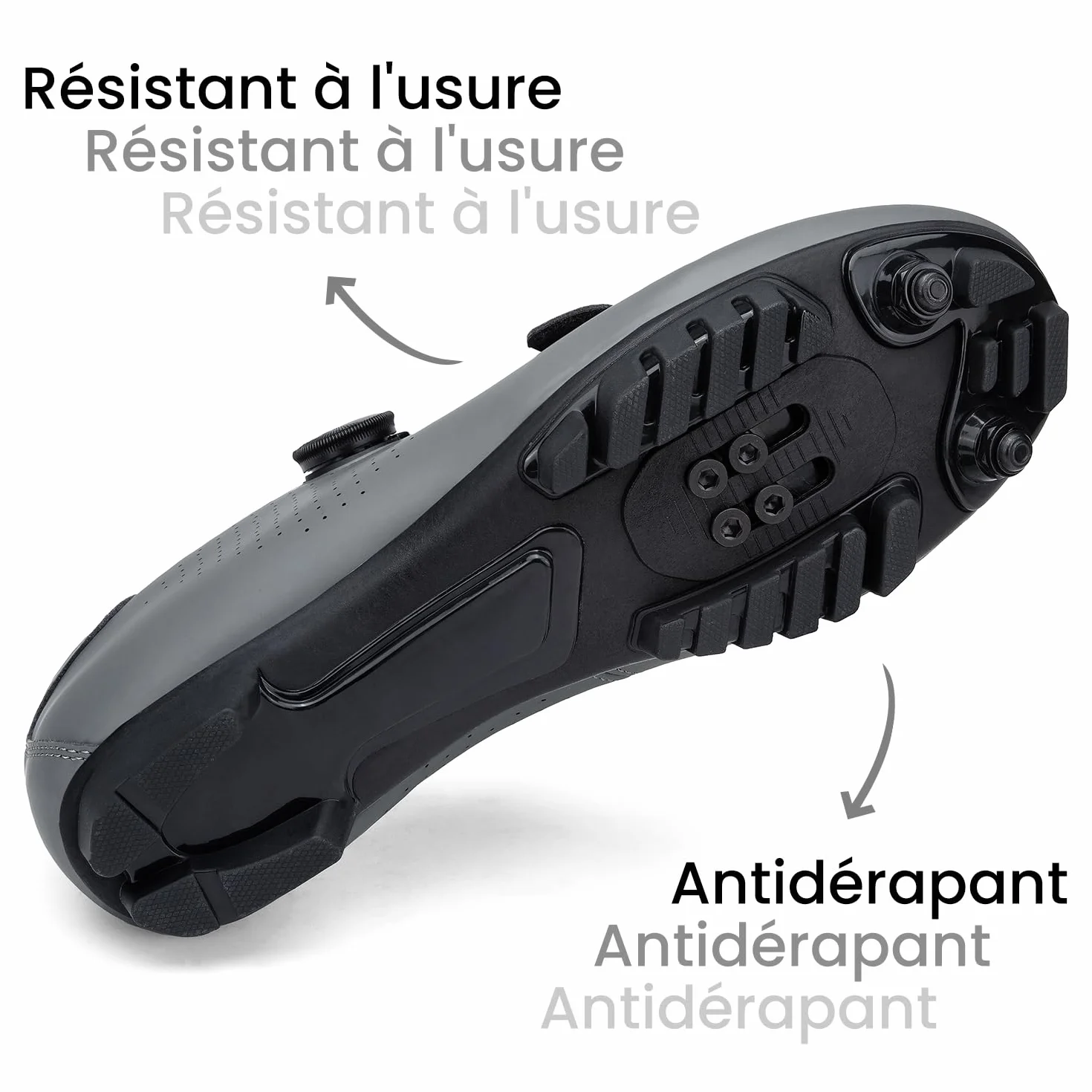 Feyenold Chaussures de Cyclisme VTT Chaussures de vélo de Montagne Compatibles SPD Cleats