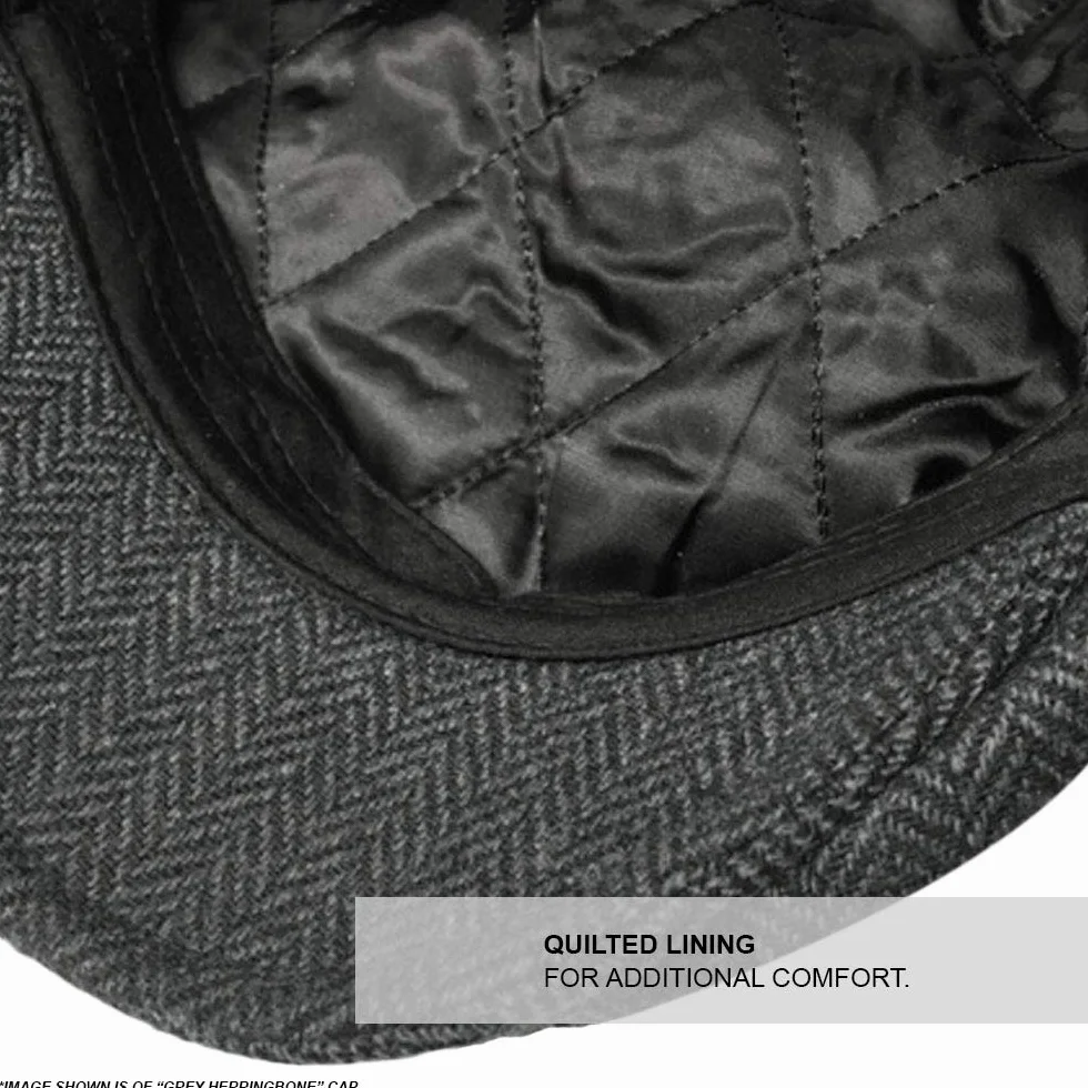 TOSKATOK Casquette Plate en Tweed pour garçons Taille Unique