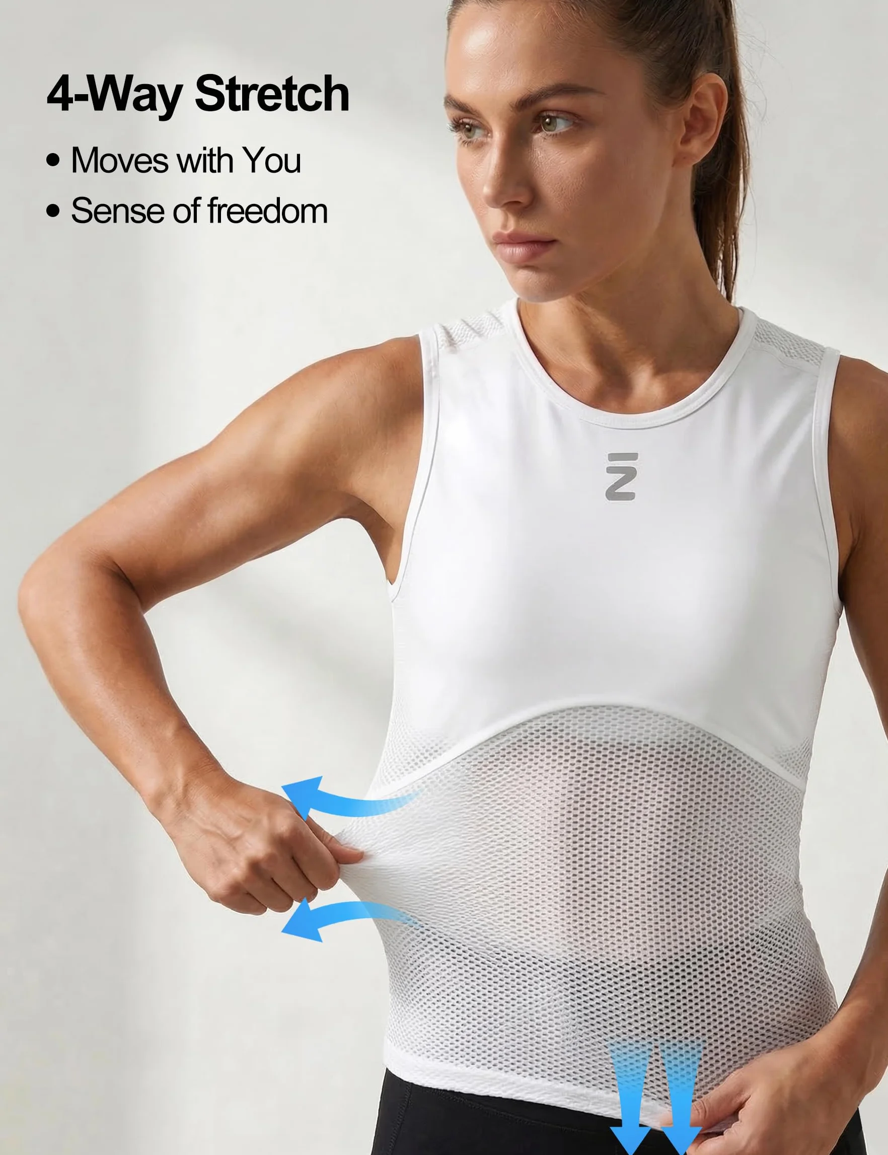 INBIKE Gilet Cyclisme Femme sans Manches Respirant Séchage Rapide Léger
