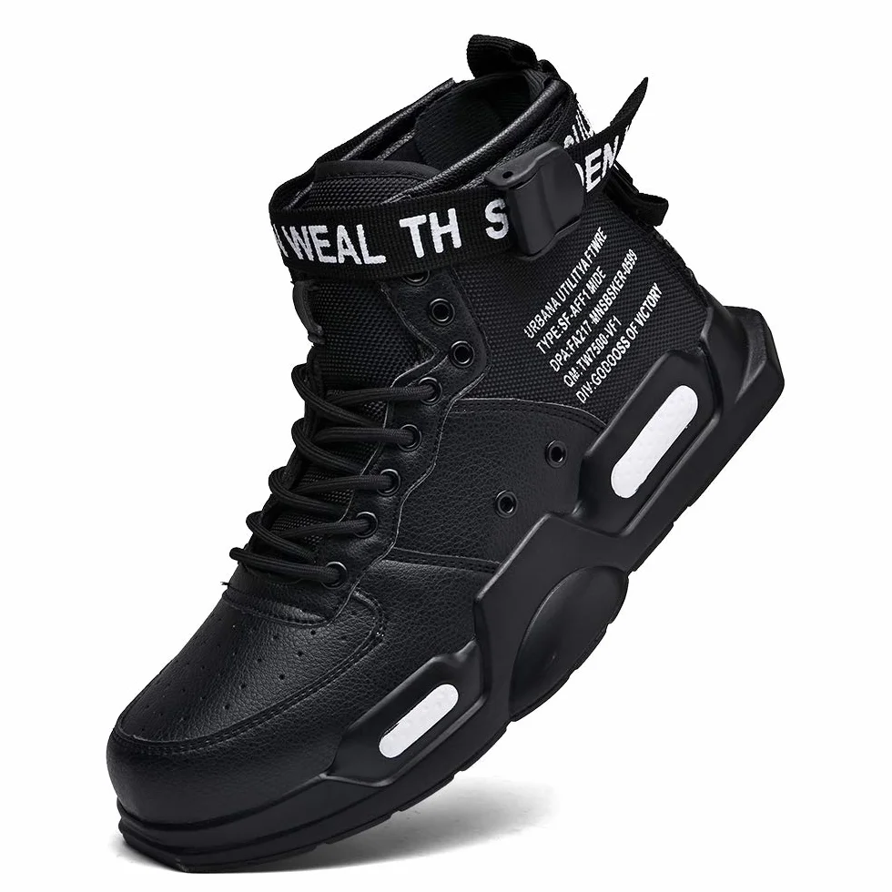 FUSHITON Baskets Mode Hommes Chaussures Montantes Course Marche Sport
