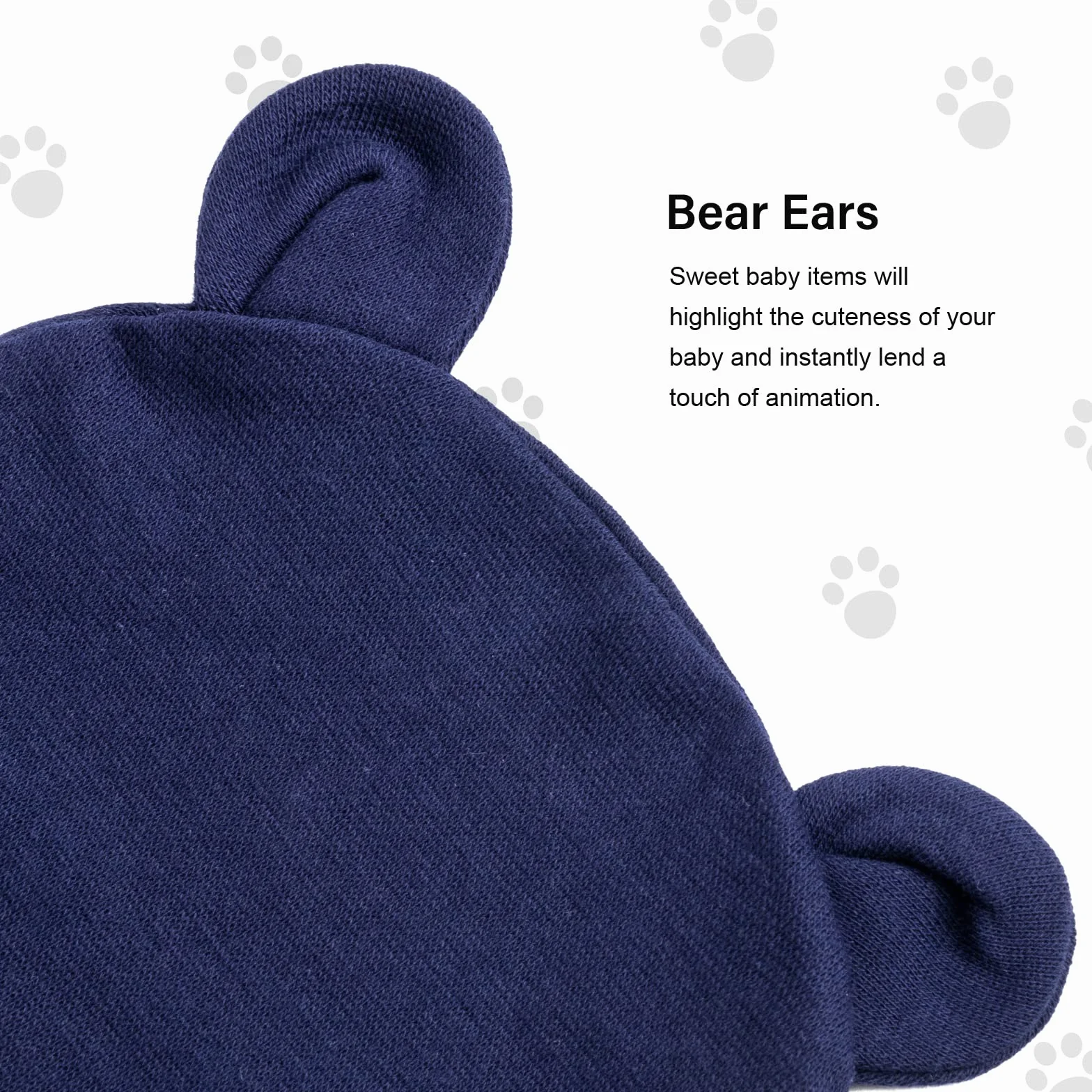 Bonnets de Naissance et Moufles de Protection Bébé Gants Bonnet Nouveau-né 0-6 Mois Taille Unique