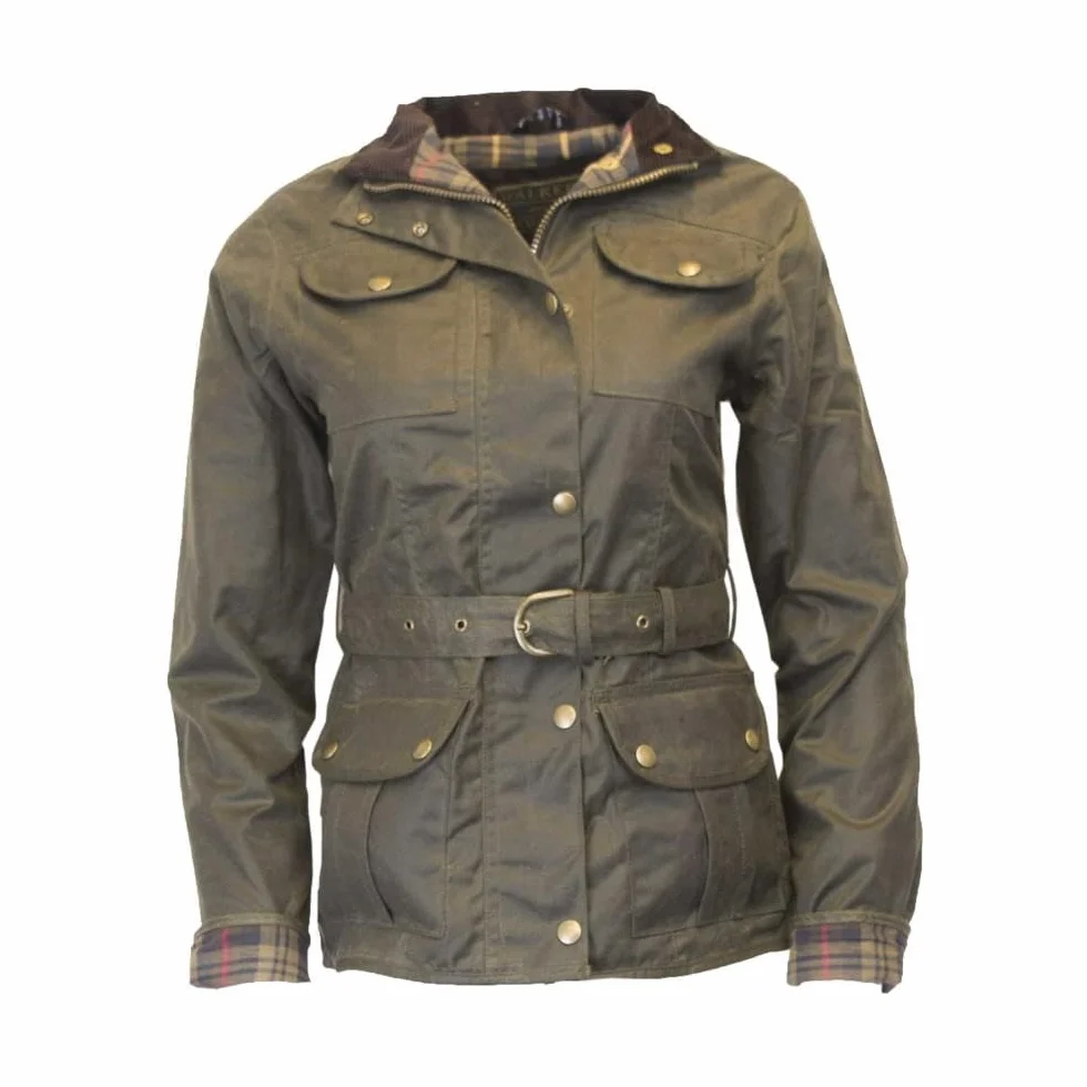 Walker and Hawkes Ladies Wax Florence Motorcycle Jacket