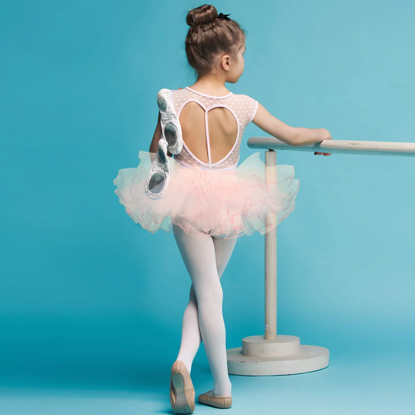 Bezioner Jupe Tutu Tulle Robe Danse Classique Ballet Pettiskirt Princesse 1-9 Ans