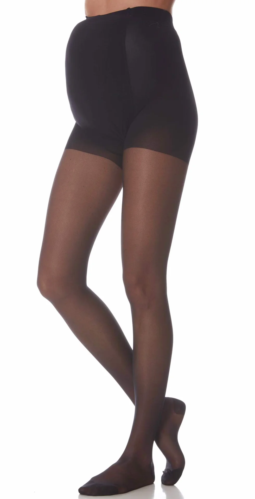 SCUDOTEX Collant de Grossesse 70 Deniers Moyenne Compression 15-18 Hg mm Noir Taille 3