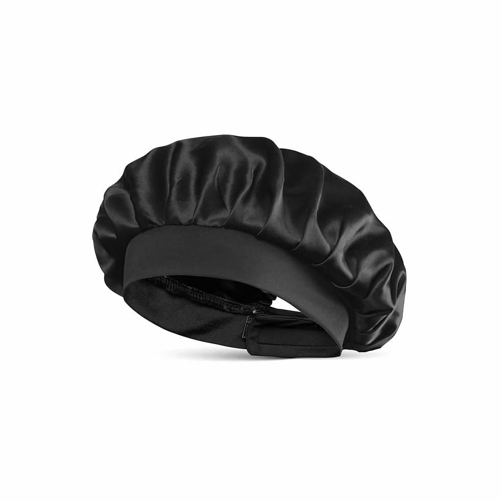 Bonnet de Nuit en Pure Soie de Mûrier 19 Momme Grade 6A 50 cm de Tour de Tête