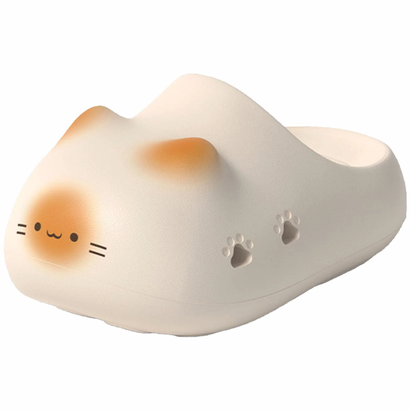 Funny Black Cat Slippers for Women Men, Cat Gifts Outdoor