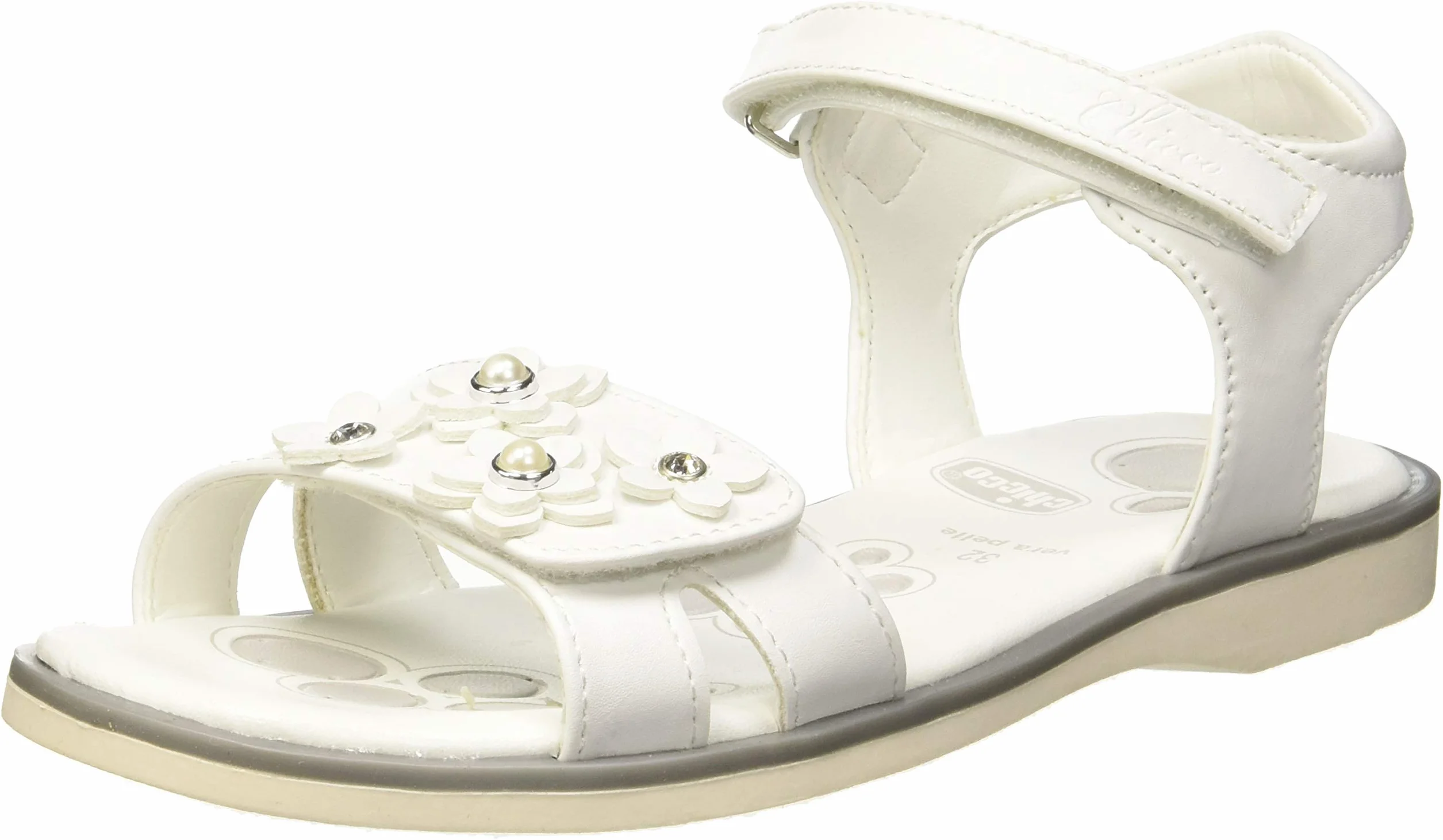 Chicco Sandales à Double Velcro Fille Confortables Légères Flexibles Transpirantes