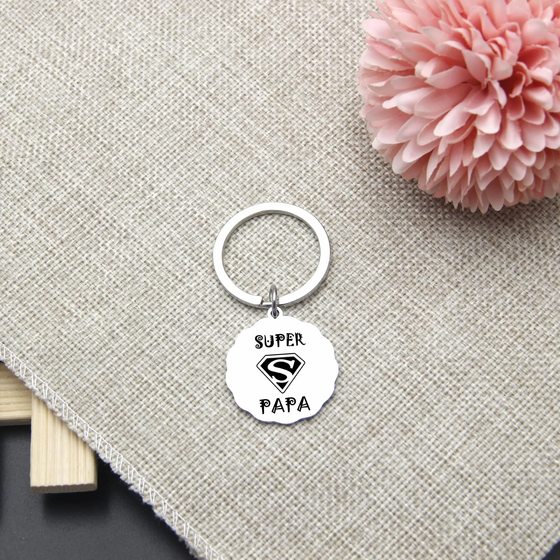 Porte-cles Papa Cadeau Fete Des Peres Anniversaire Original