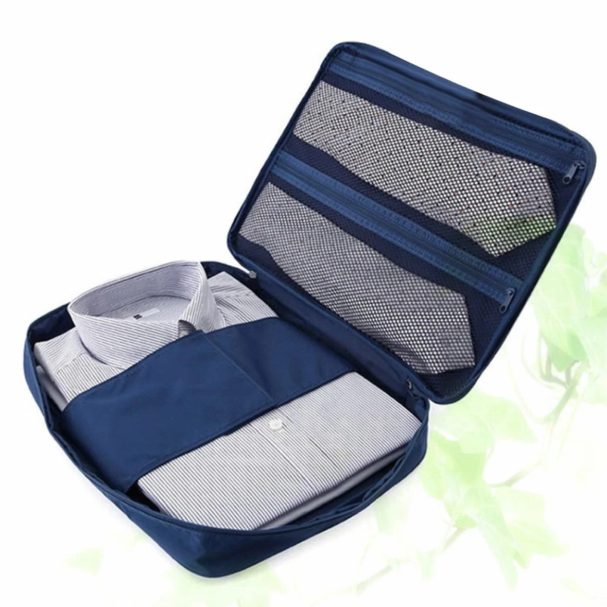 Sac De Rangement Multifonctionnel Anti-Rides Pour Chemises Et Cravates 14.17x10.24x1.97 Pouces Imperméable Portable Avec Poche Unique Voyage Professionnel