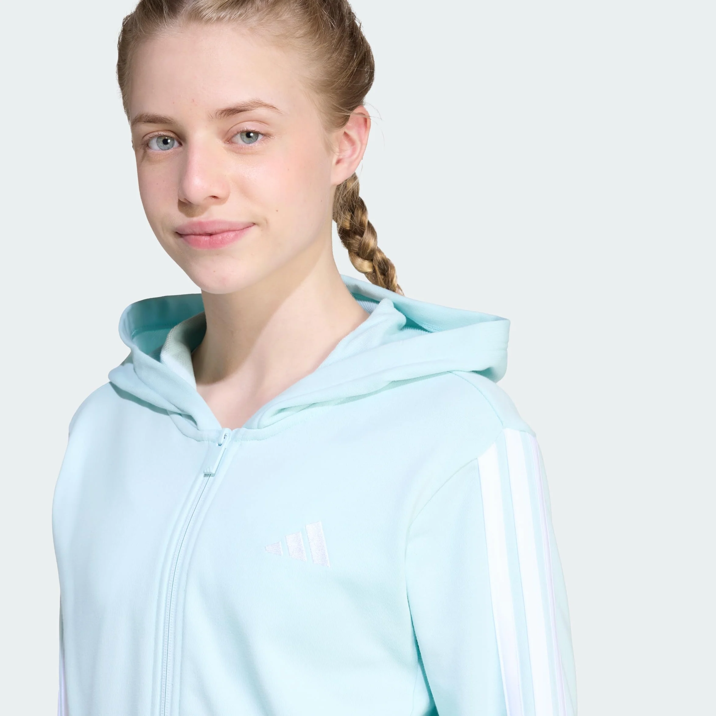 Adidas Enfants Veste à Capuche zippée Essentials