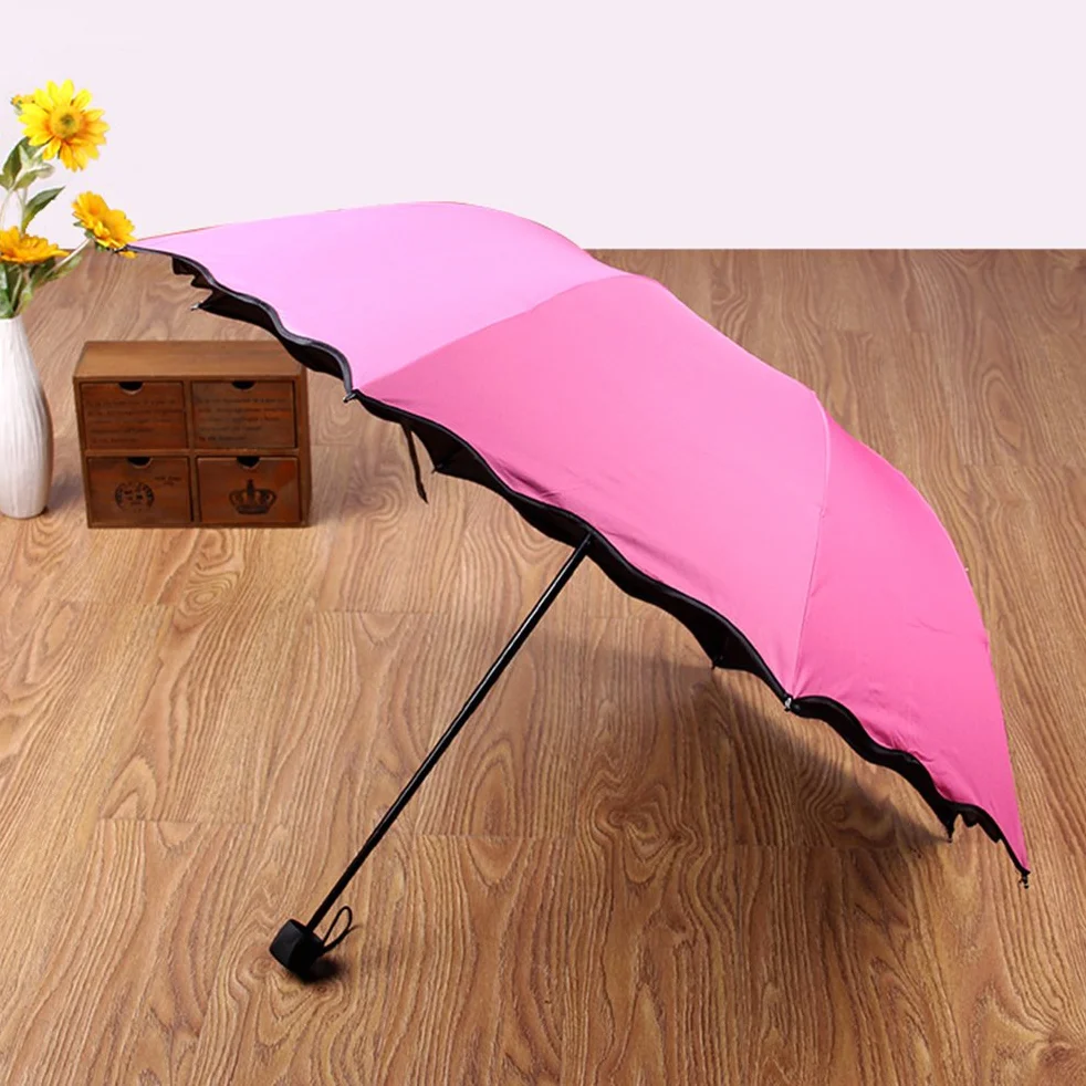 Ombrelle Blocage UV Parapluie Pliant Femme Compacte Dentelle