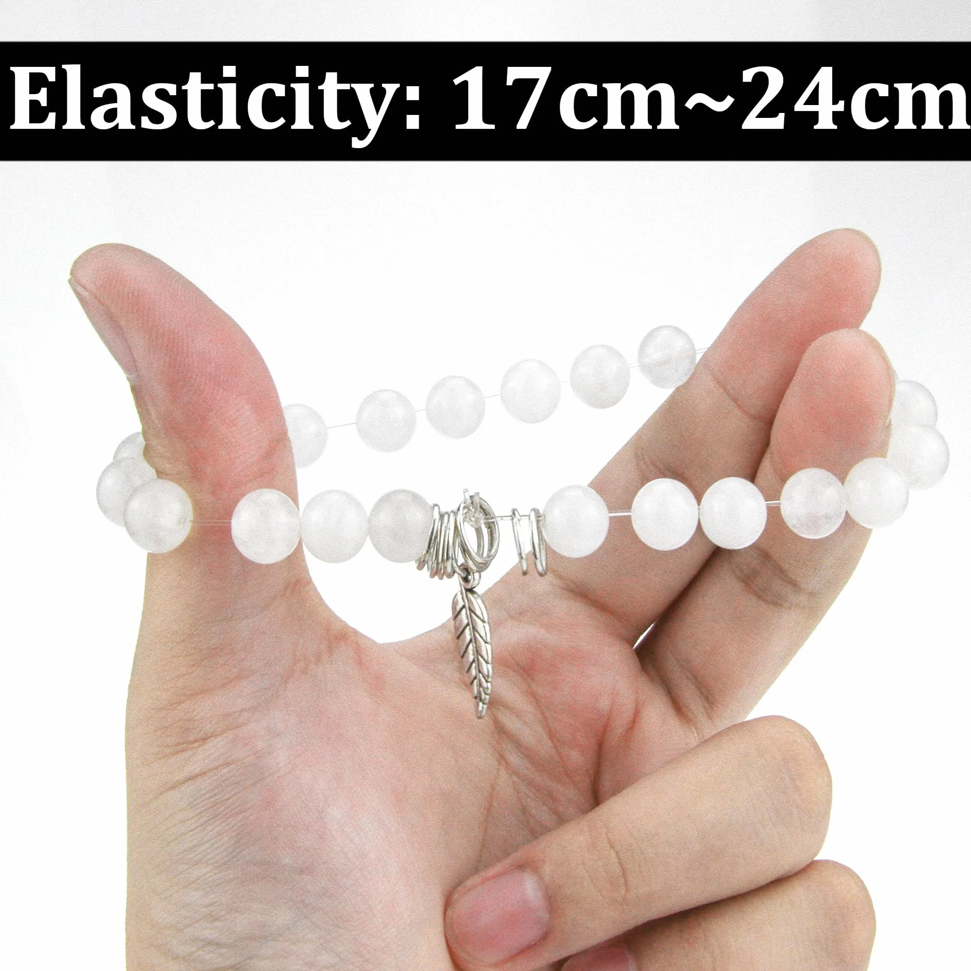 Bracelet Pierre Naturelle Femme Boho Perles Arbre De Vie 17-24 cm Bijoux