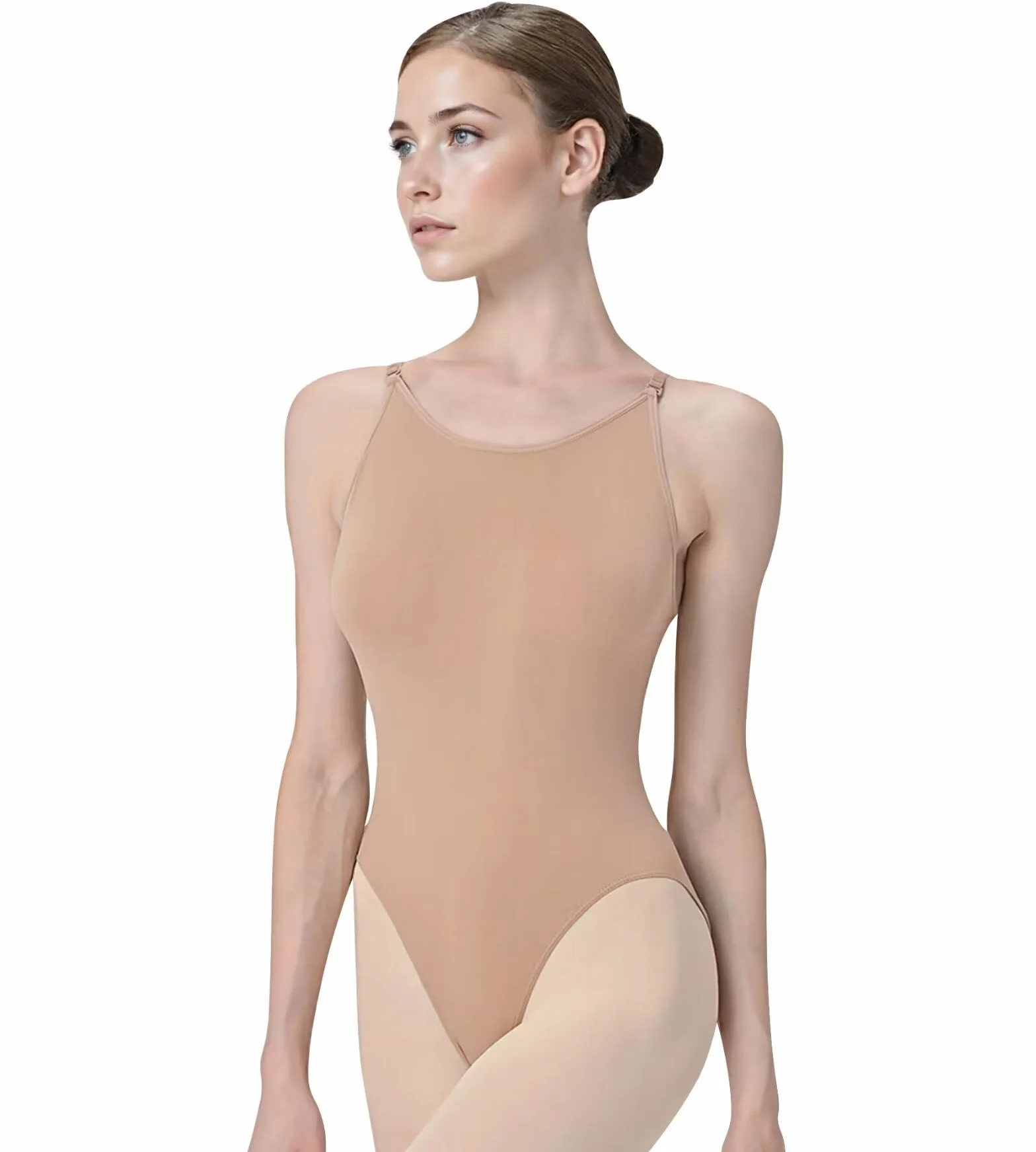 Justaucorps de Danse Classique Couleur Chair pour Femmes et Filles