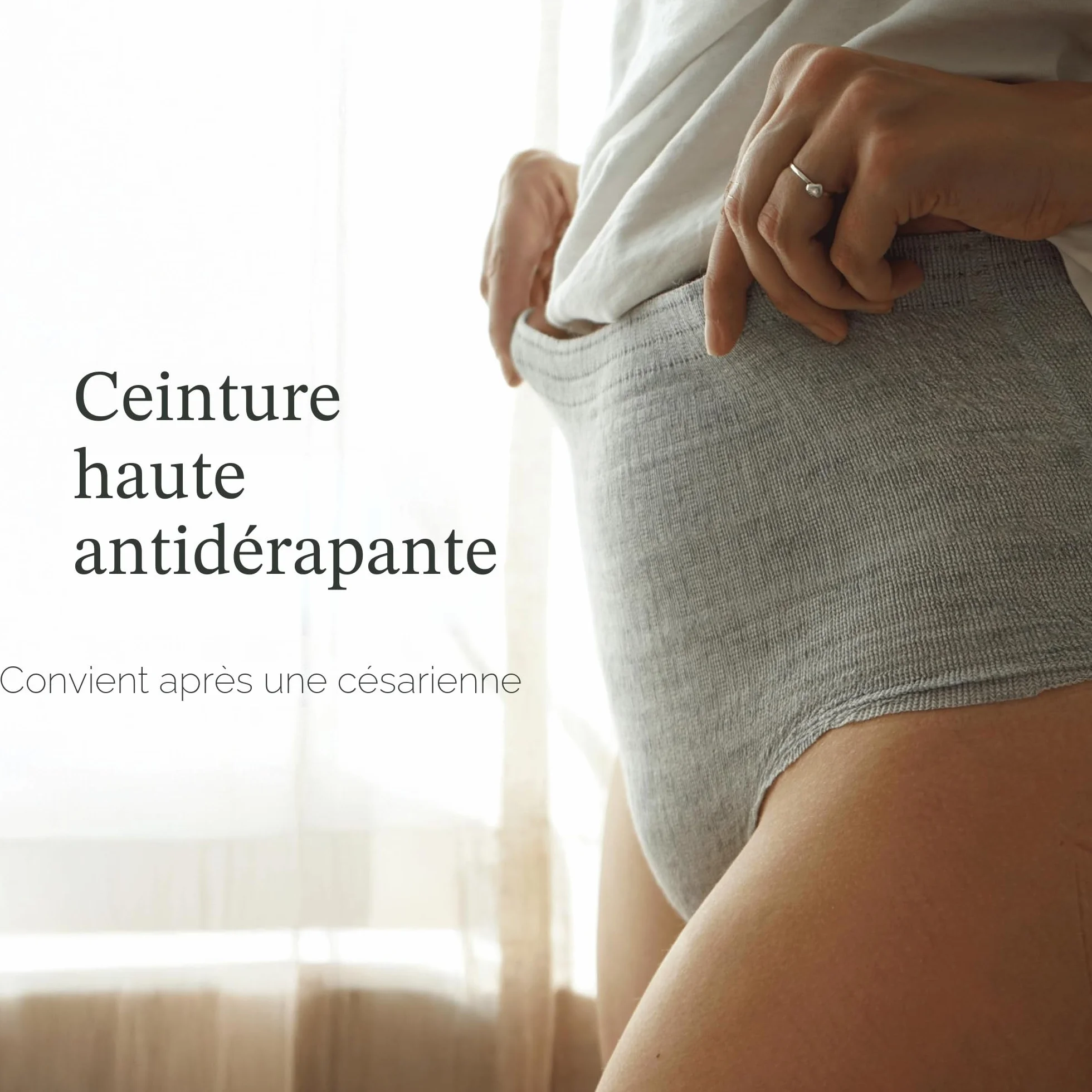 Lansinoh Slips Filet maternité lavables X4 - sous-vêtements doux et respirants pour post-partum