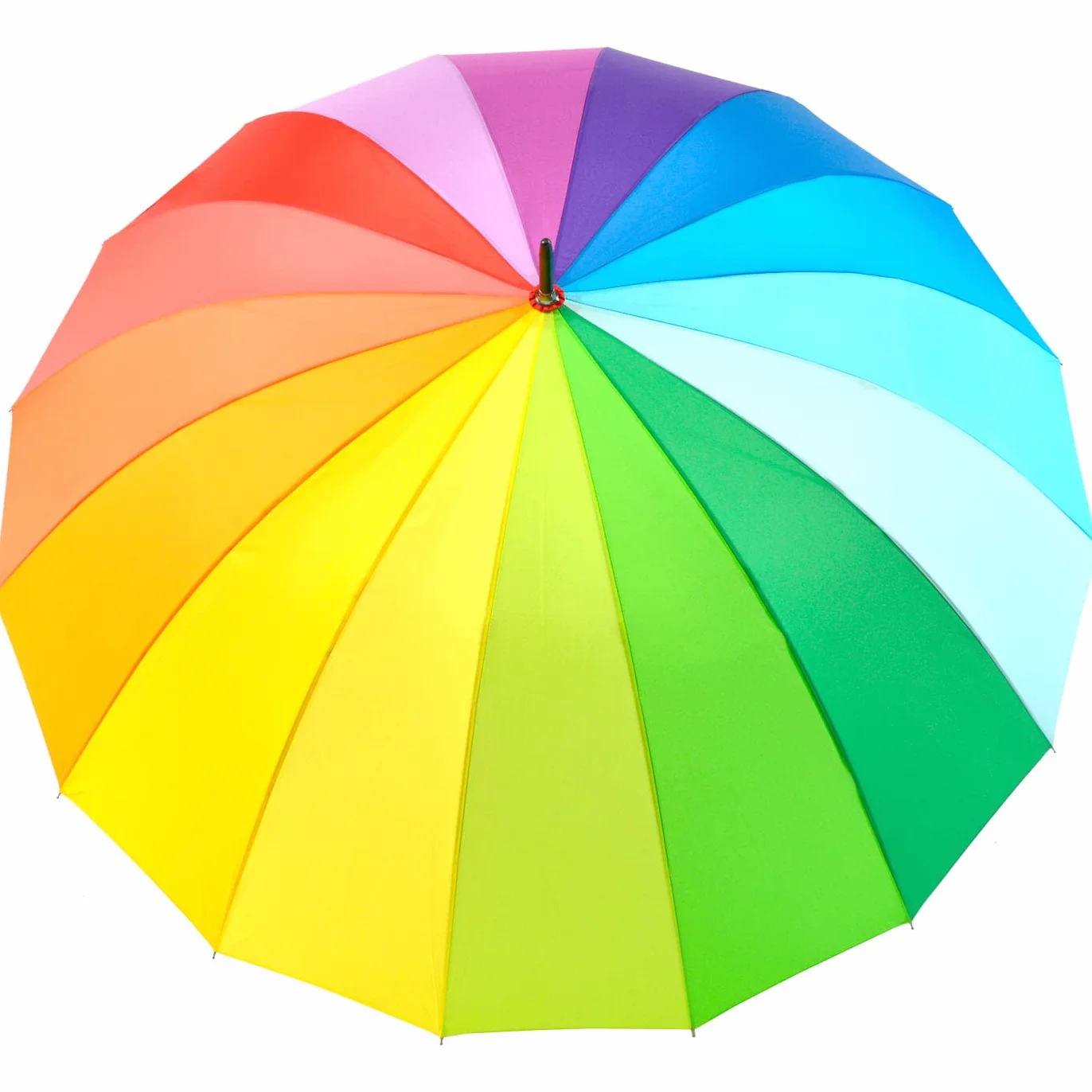 Parapluie iX-brella Motif arc-en-ciel XXL 129 cm poignée douce