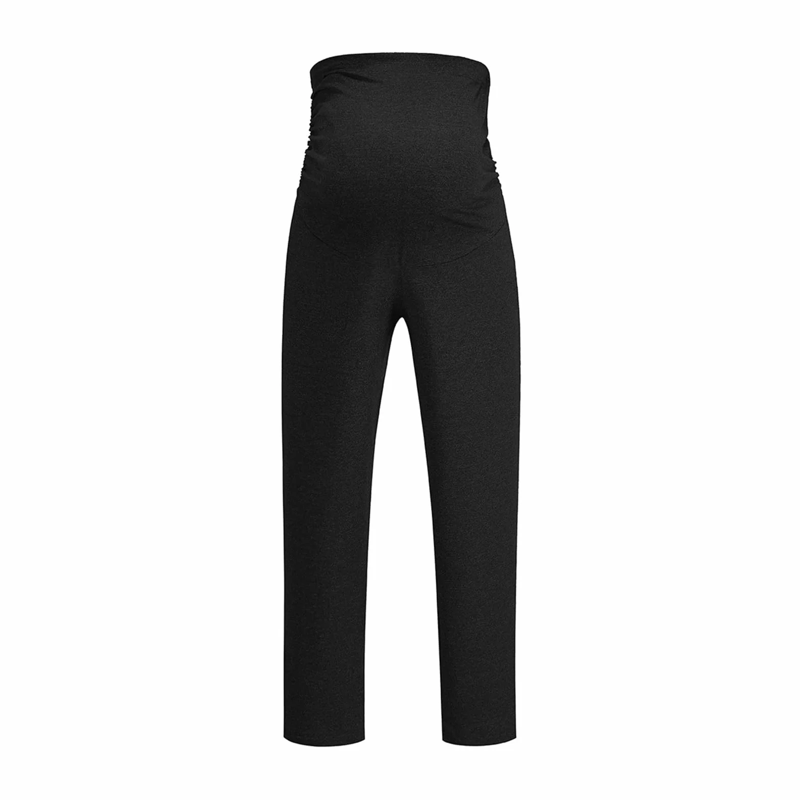 Pantalon de maternité pour femme slim extensible jambe droite