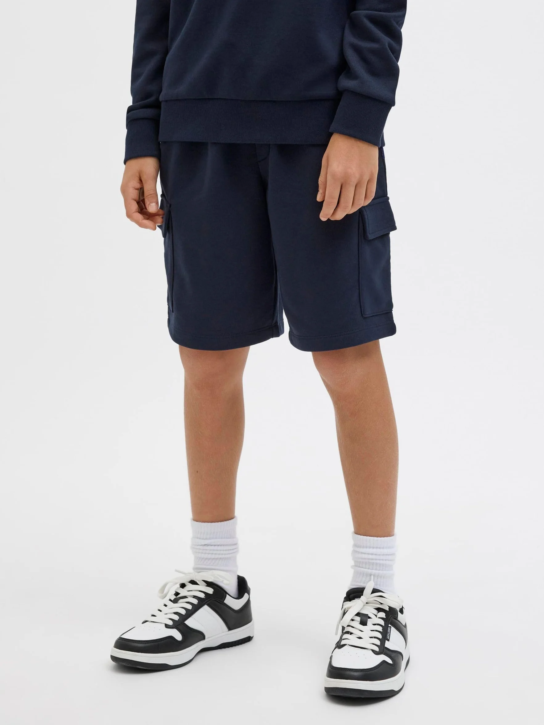 JACK & JONES Jpstbradley Short Cargo Sweat GMS JNR Garçon