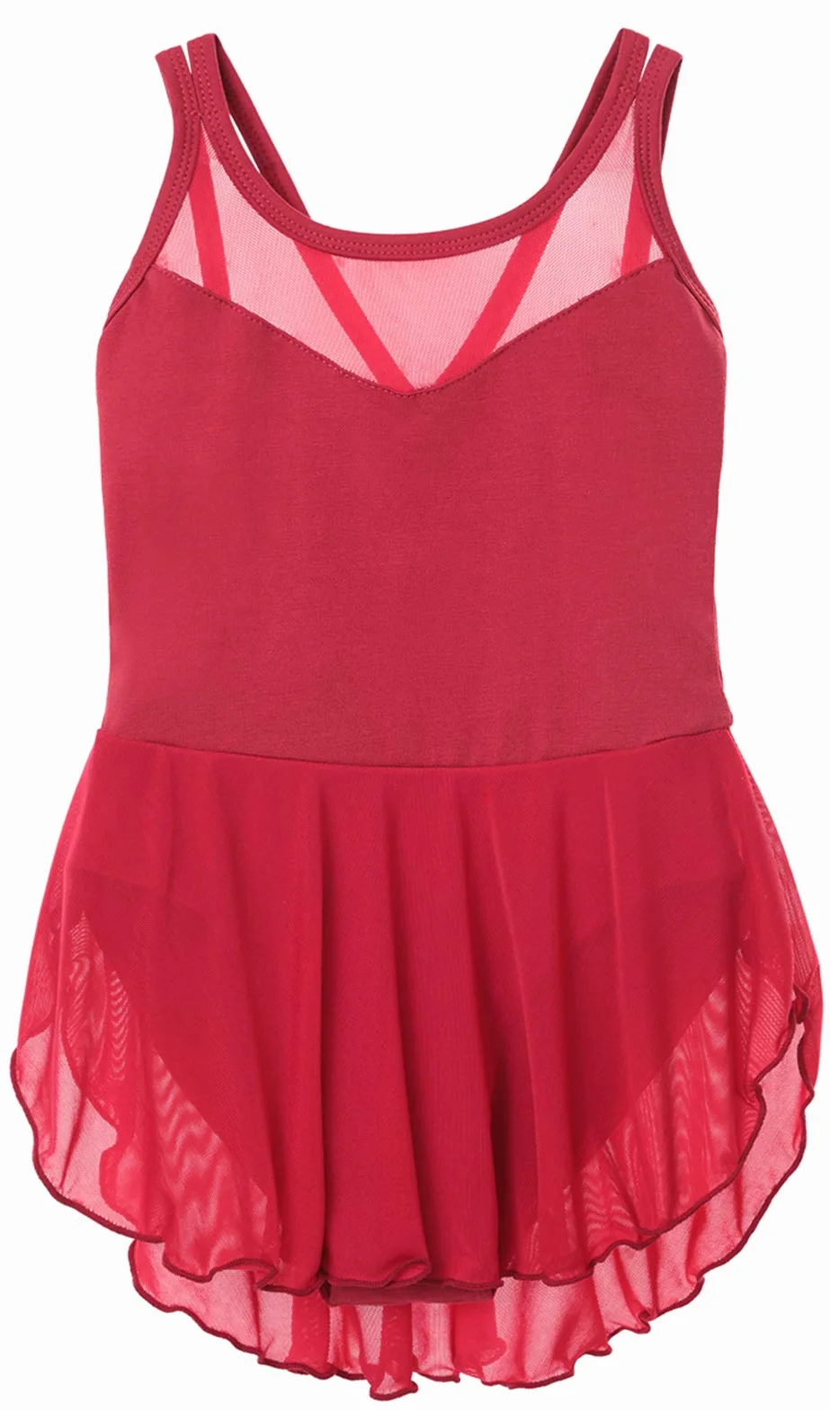 Justaucorps Ballet Tutu Danse Classique Robe Coton Manche Courte