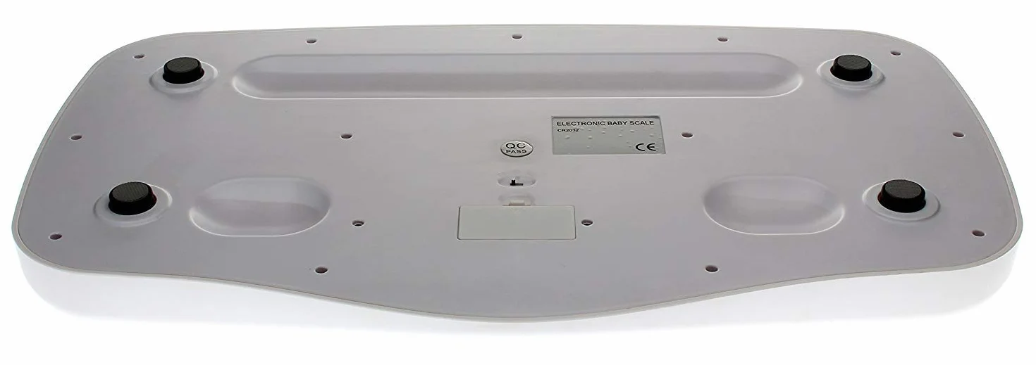 Balance Numérique pour Bébé, Haute Précision 5 g, Capacité 20 kg, Unité KG/LB/OZ, Blanc