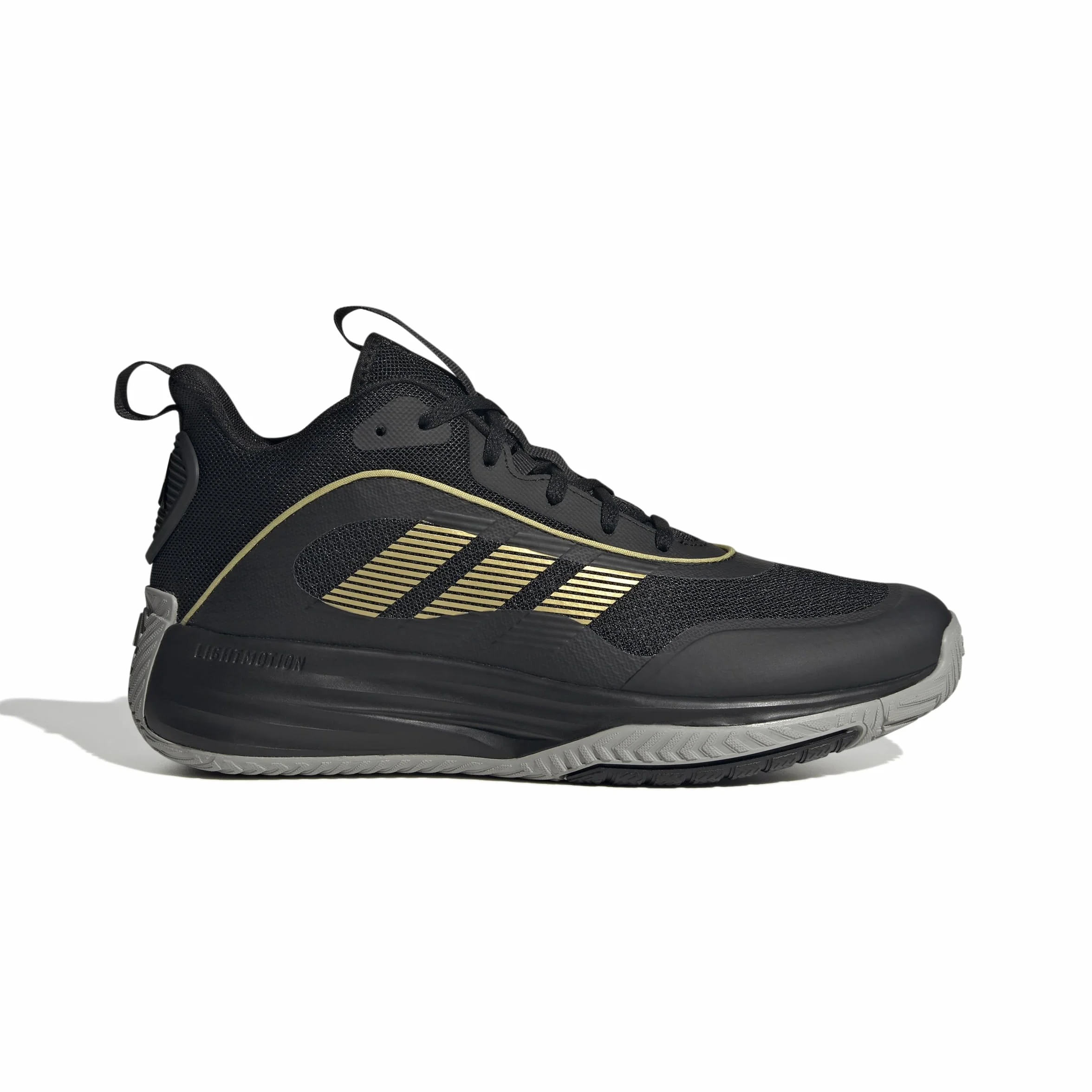 adidas Own The Game 3 Shoes Homme Core Black Gold Metallic MGH Solid Grey 46 EU