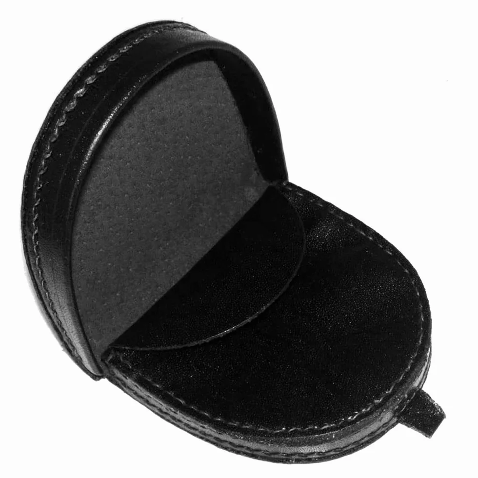 Charmoni Porte Monnaie Cuir véritable Homme Noir