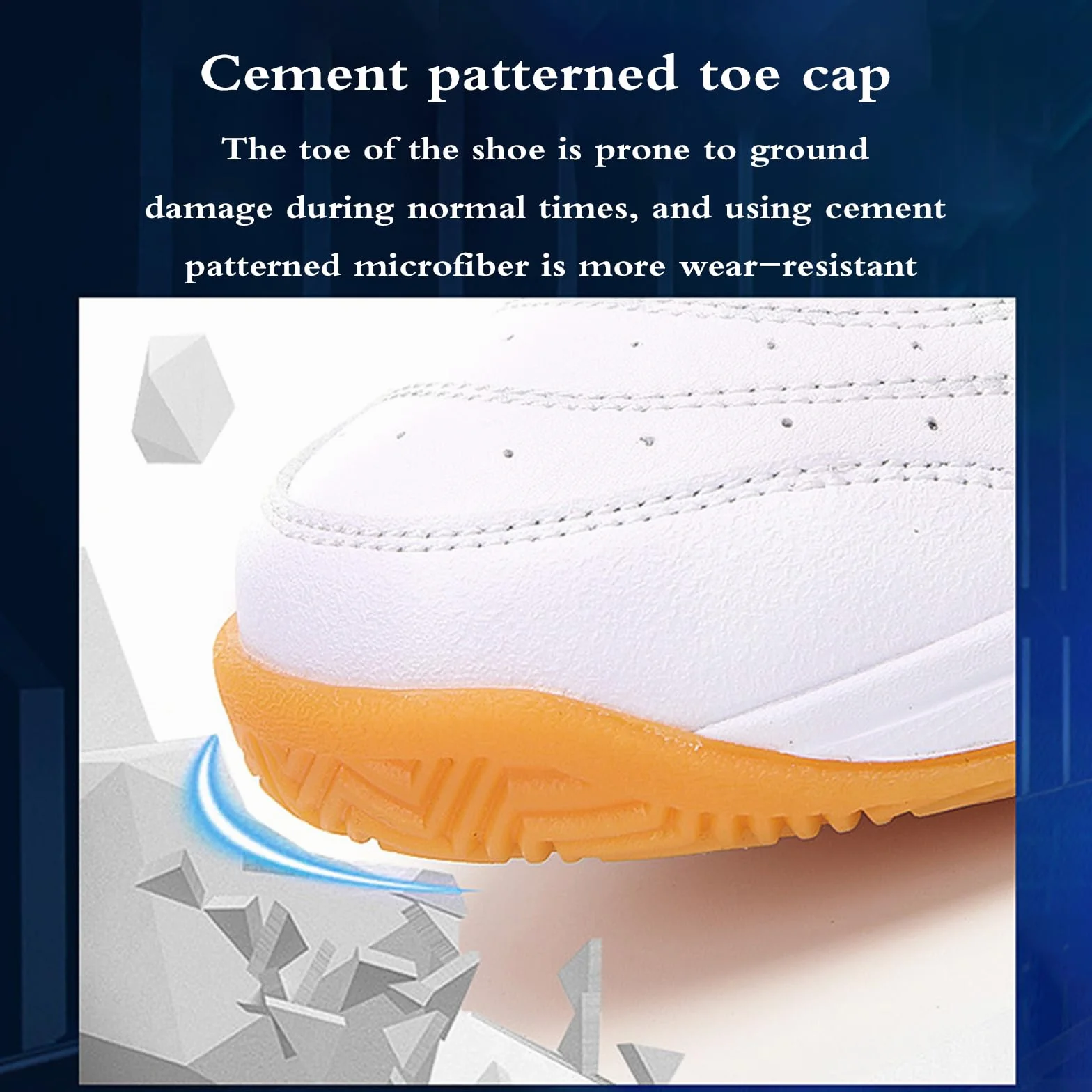 Chaussures de Badminton Homme Femme Squash Volleyball Semelle Respirante Non Glissante