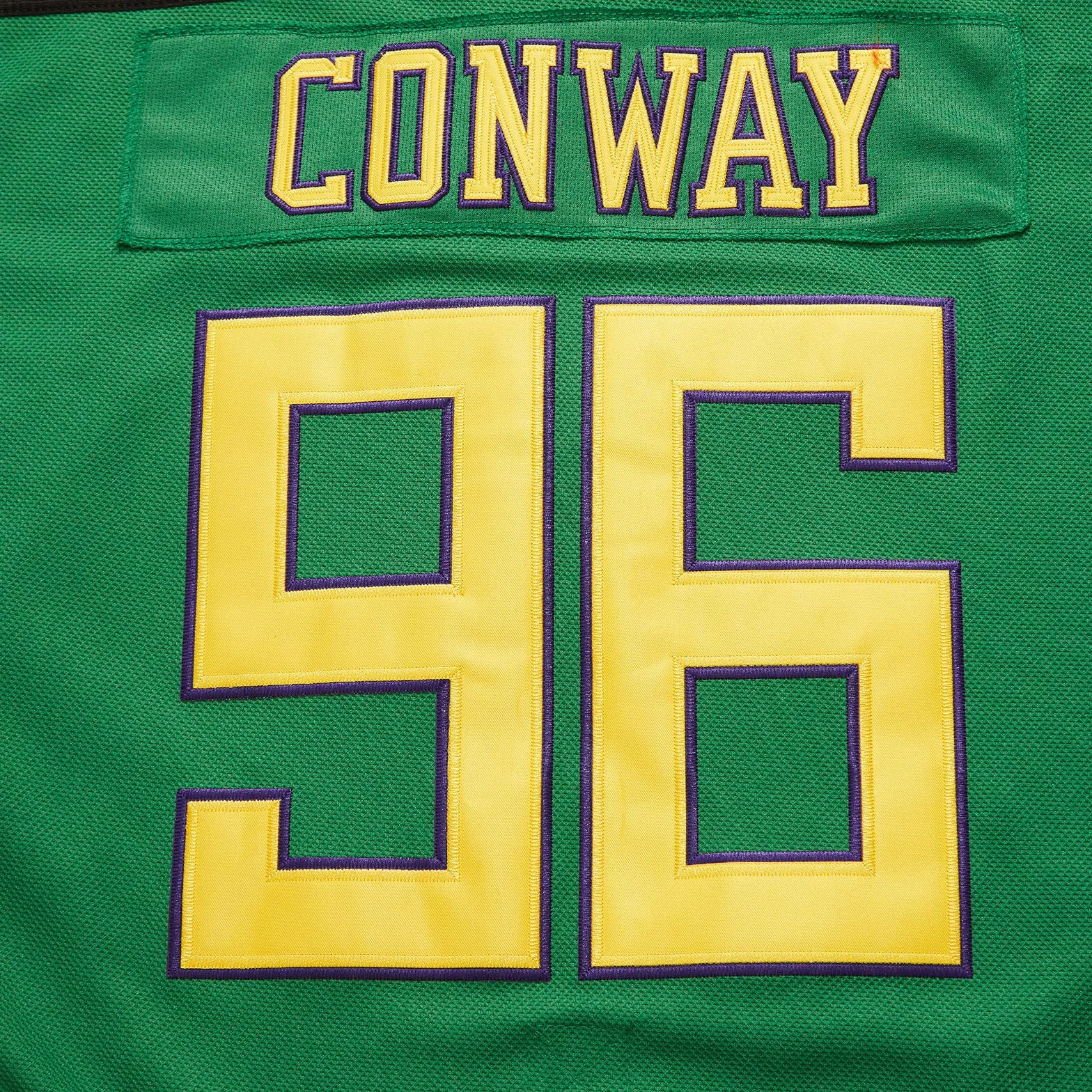 Mighty Ducks Maillot de hockey sur glace S-XXL Adam Banks #99 Charlie Conway #96