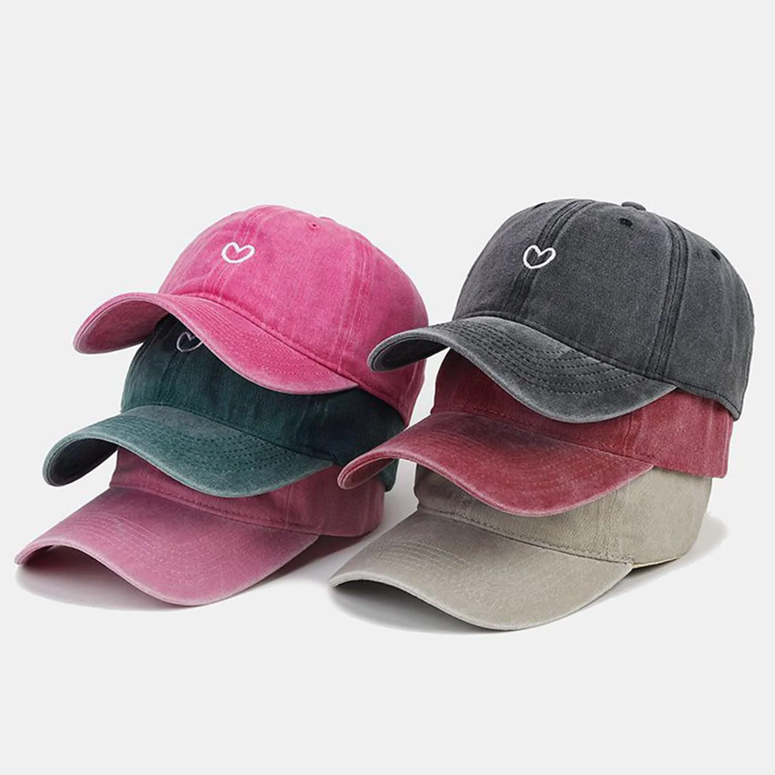 Casquette Baseball Femme Coton Réglable Sport