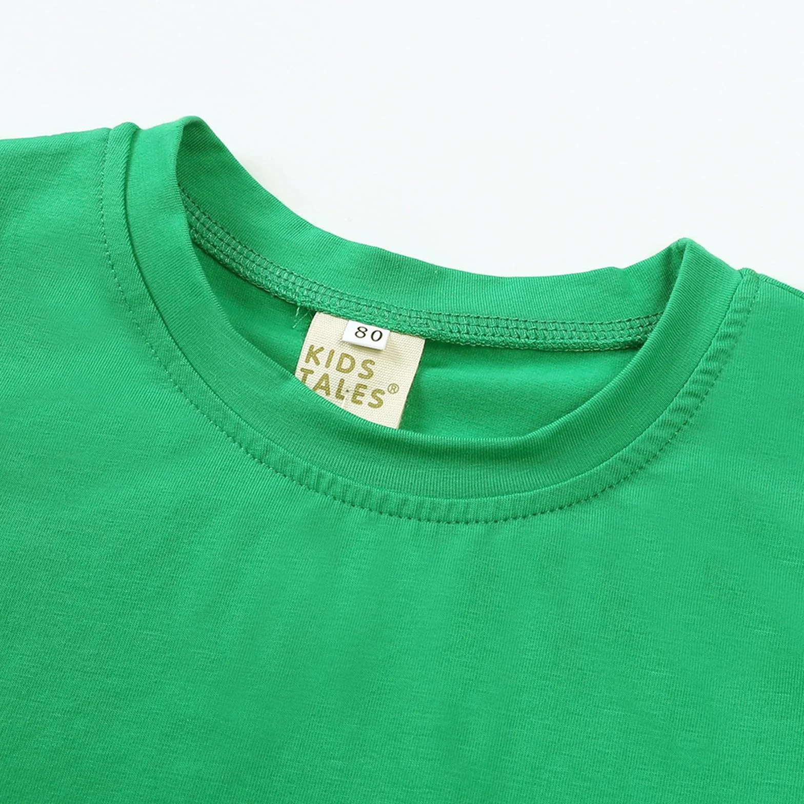 Ensemble de survêtement 2 pièces bébé garçon fille, Tenue été unie manches courtes short