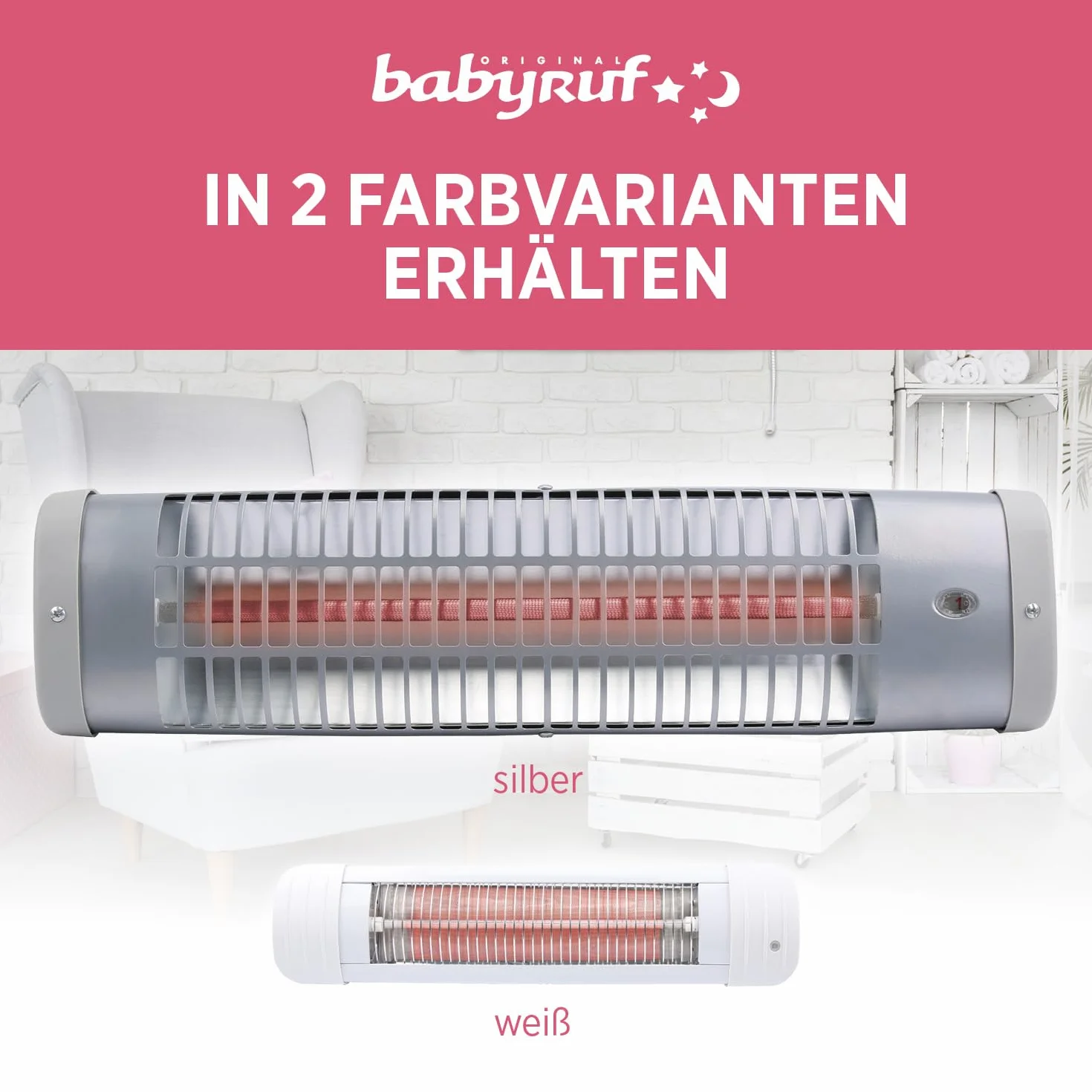 BS 50 Chauffage pour table à langer 600 W Arrêt automatique Blanc