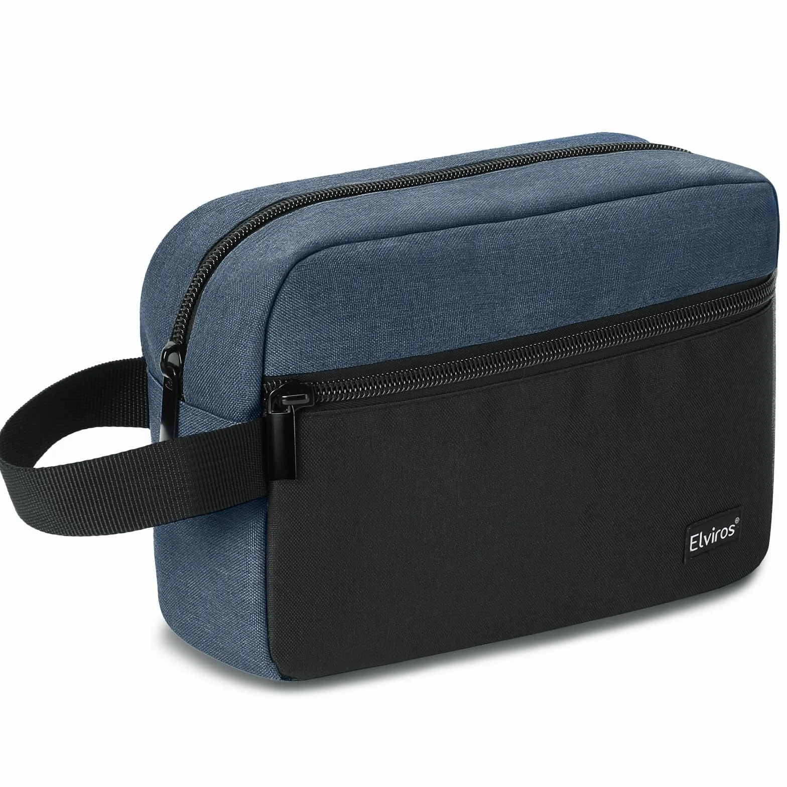 Trousse de Toilette Suspendre Homme Voyage Noir Bleu Foncé