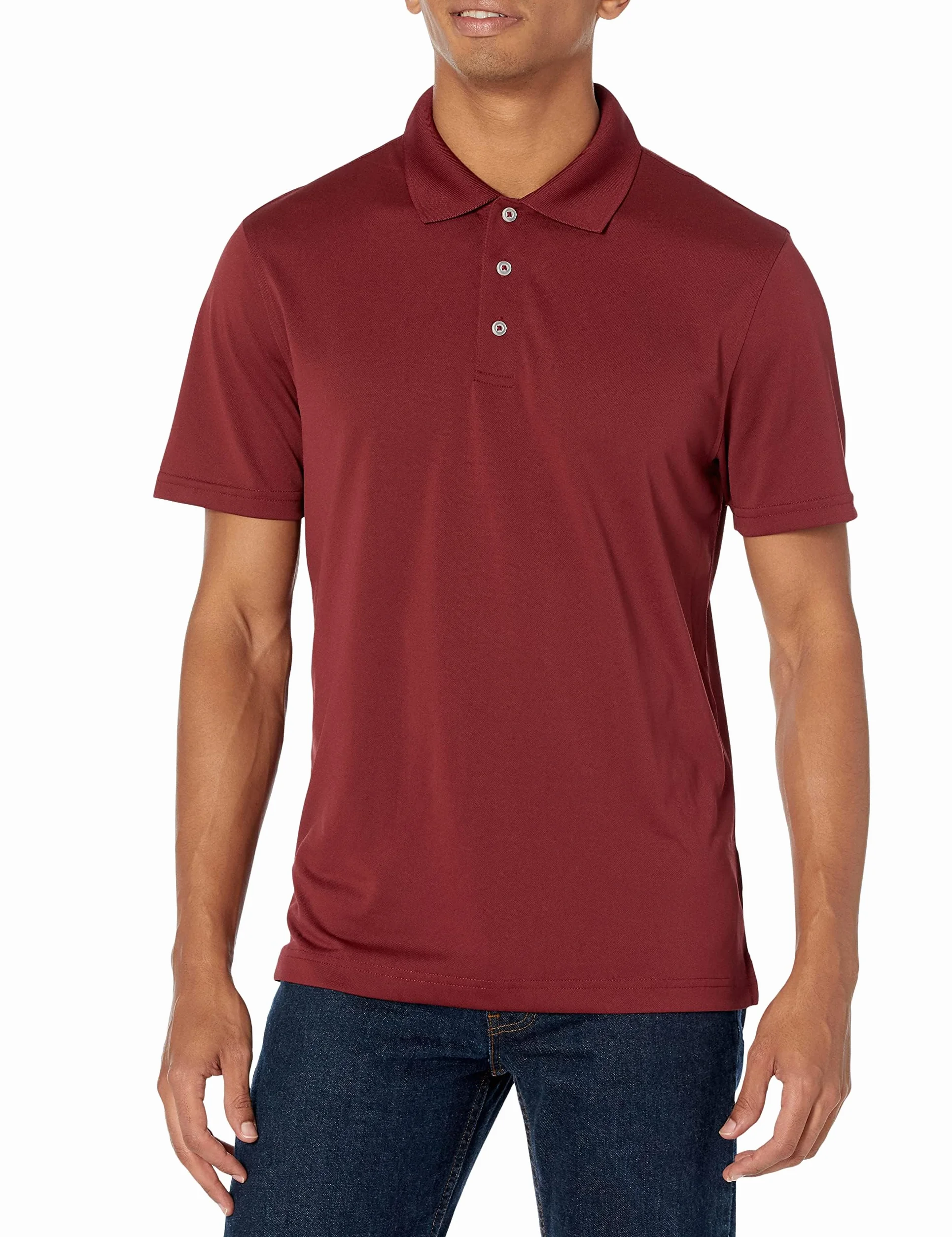 Amazon Essentials Homme Polo de Golf Manches Courtes Séchage Rapide