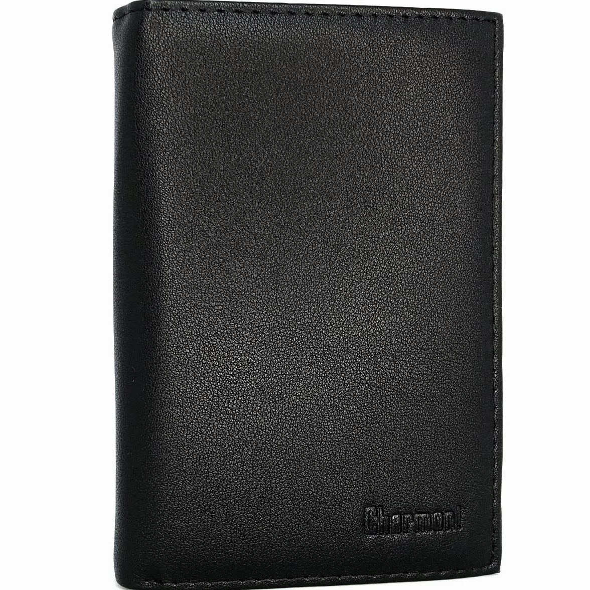 Charmoni Grande Portefeuille Homme Cuir synthétique Noir 11x15 cm