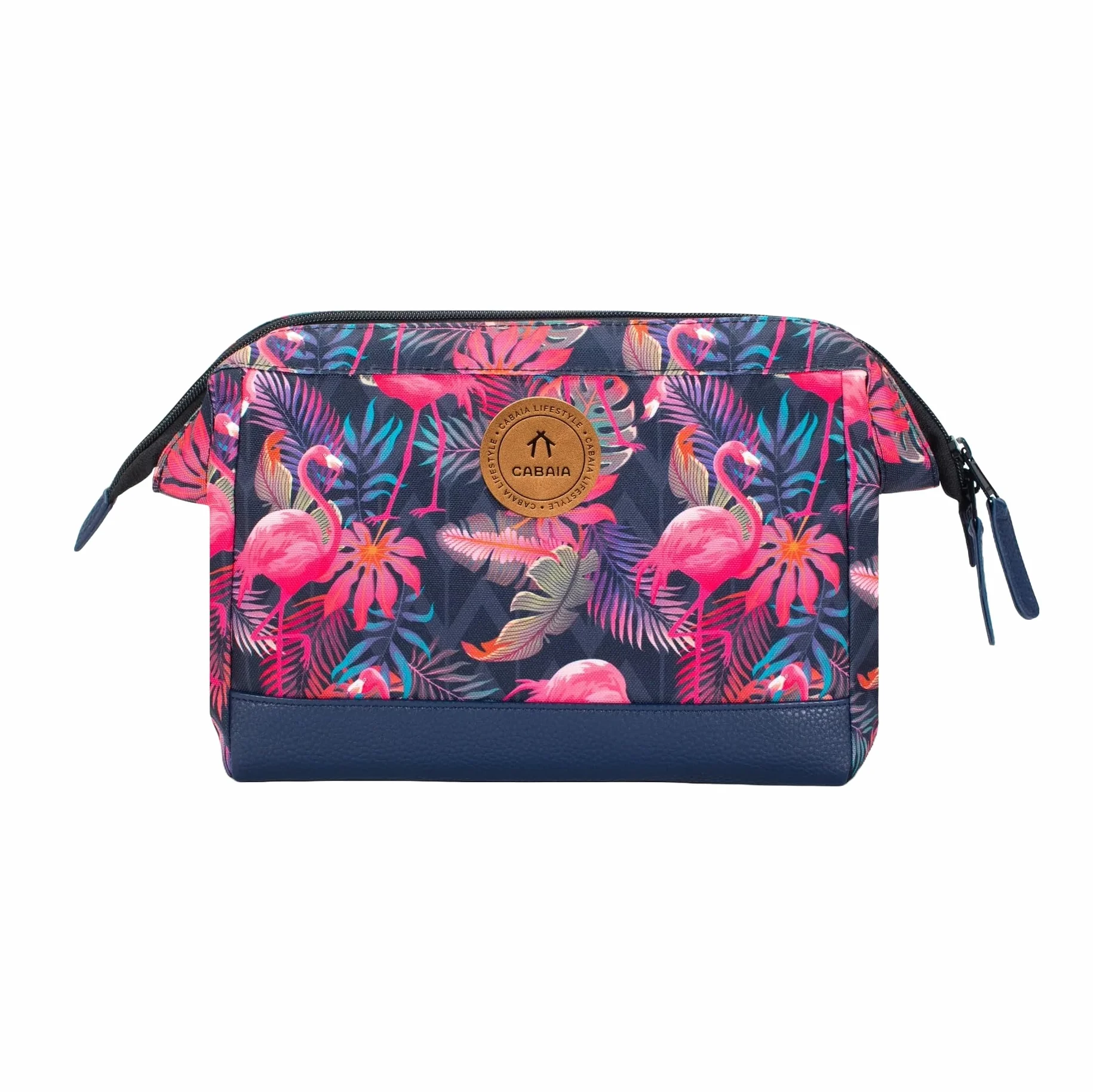 Trousse de Toilette Homme Femme Ouverture Grand Angle 2 Poches intérieures Organisateur de Voyage Pratique Résistant Vanity Design Français Exclusif Original