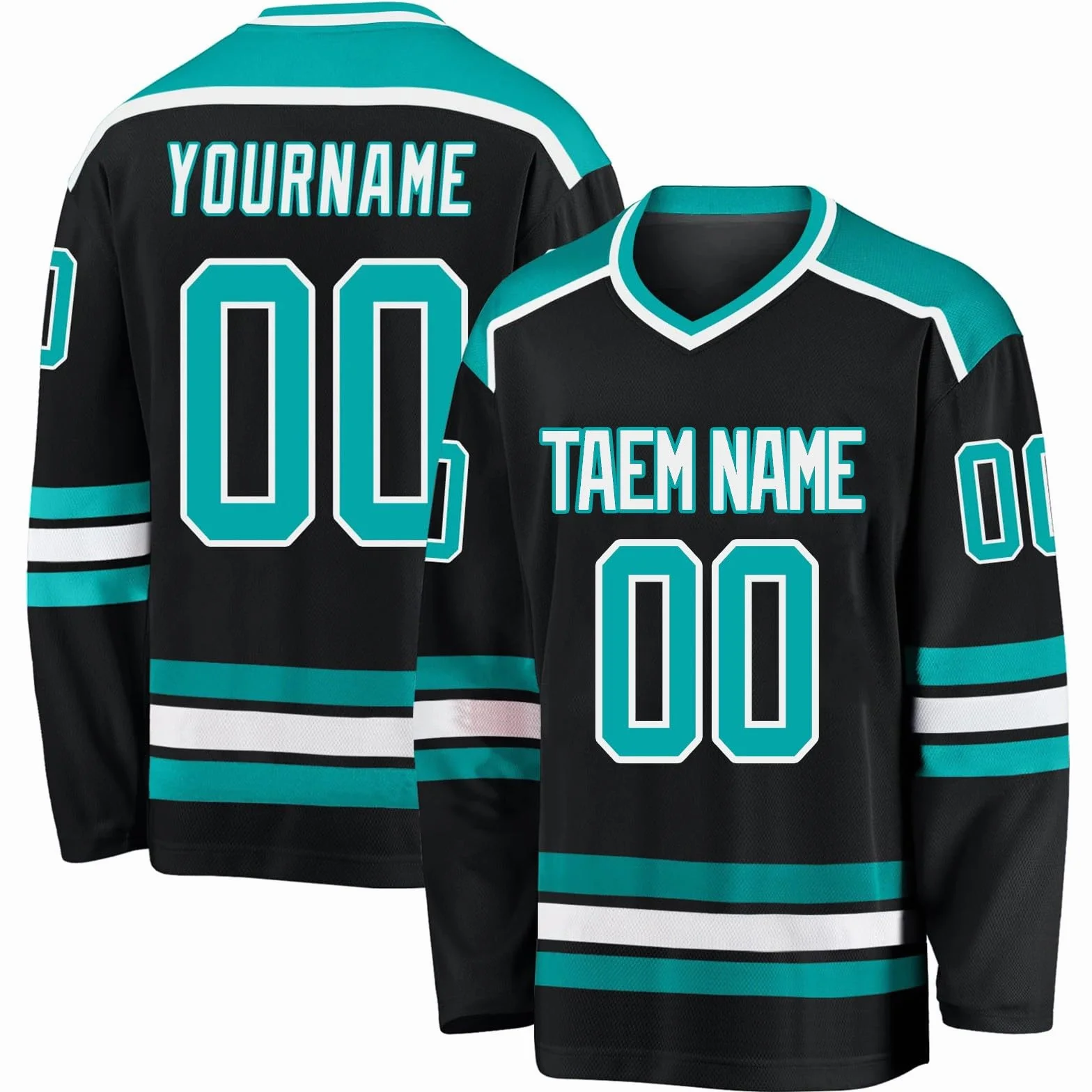 Maillot de Hockey personnalisé avec votre nom, équipe et numéro