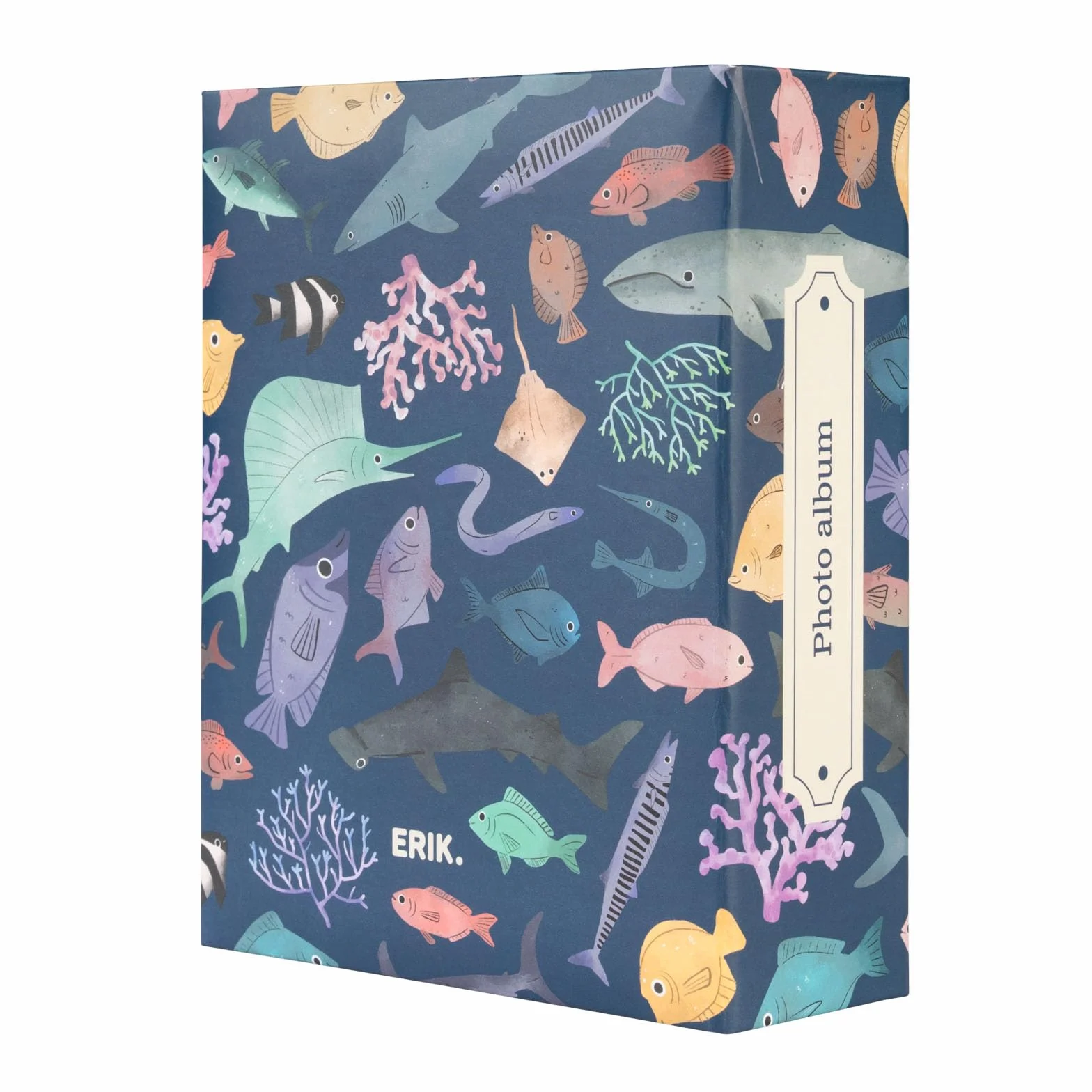 Album Photo 10x15 cm Ocean Friends 100 Pochettes Couverture Rigide Enfant