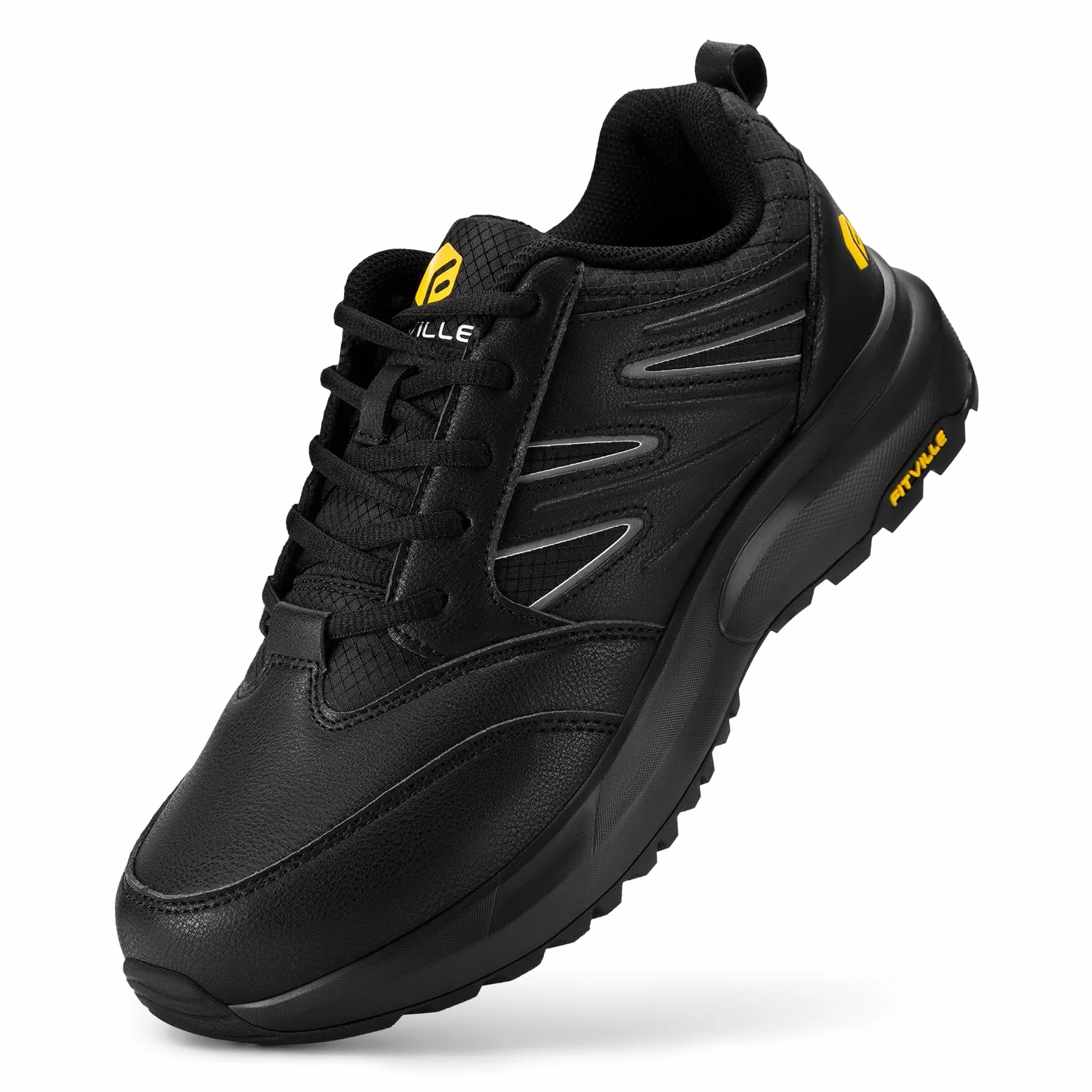 FitVille Chaussures de Randonnée Imperméables Hommes Baskets Basses Trekking Respirant Antidérapant