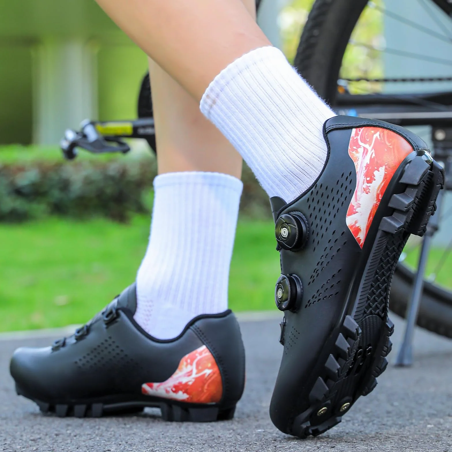 Chaussure VTT Homme Femme Automatique Antidérapant Respirant 36-47 EU