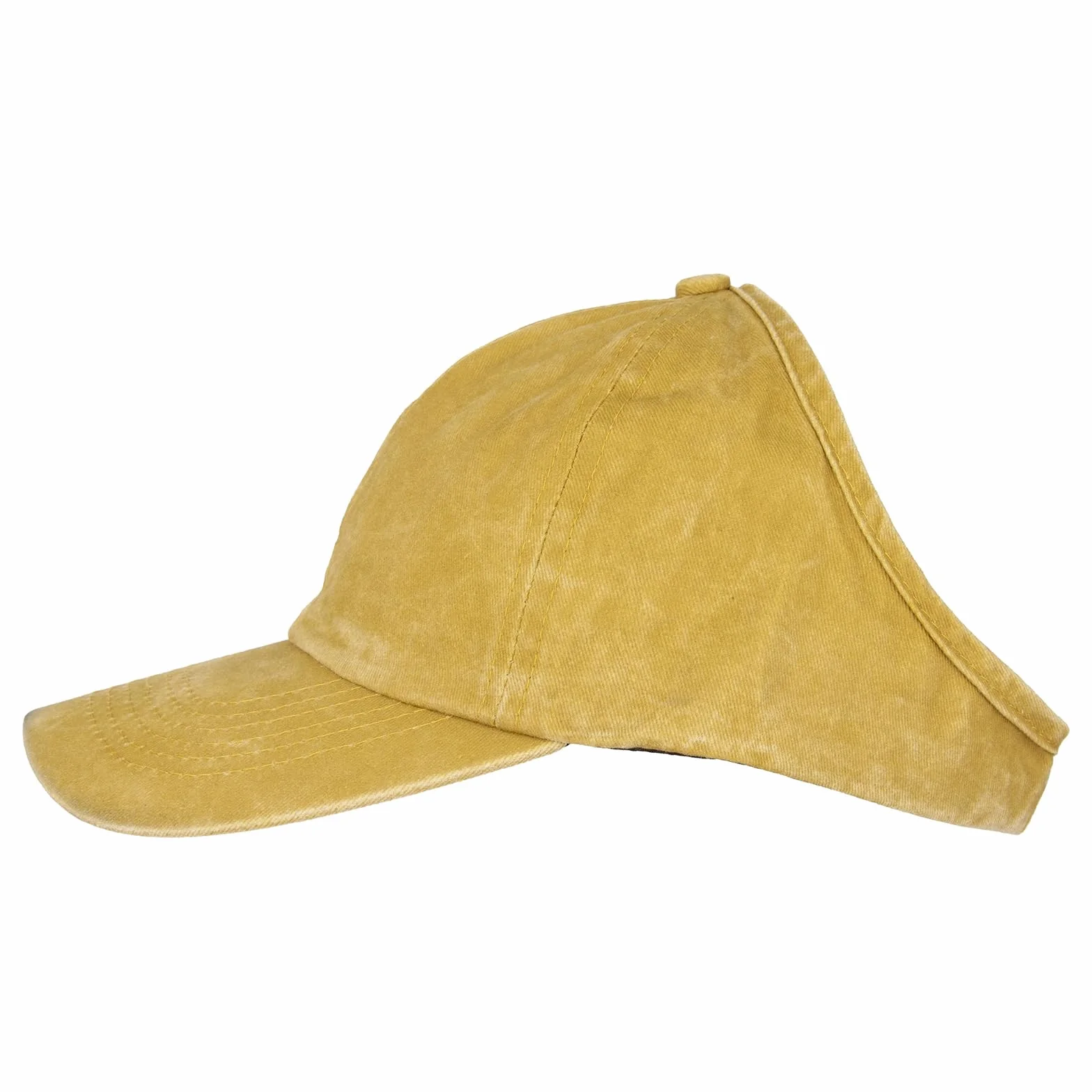 Casquette de Baseball en Coton lavé pour Queue de Cheval Femme Chignon désordonné