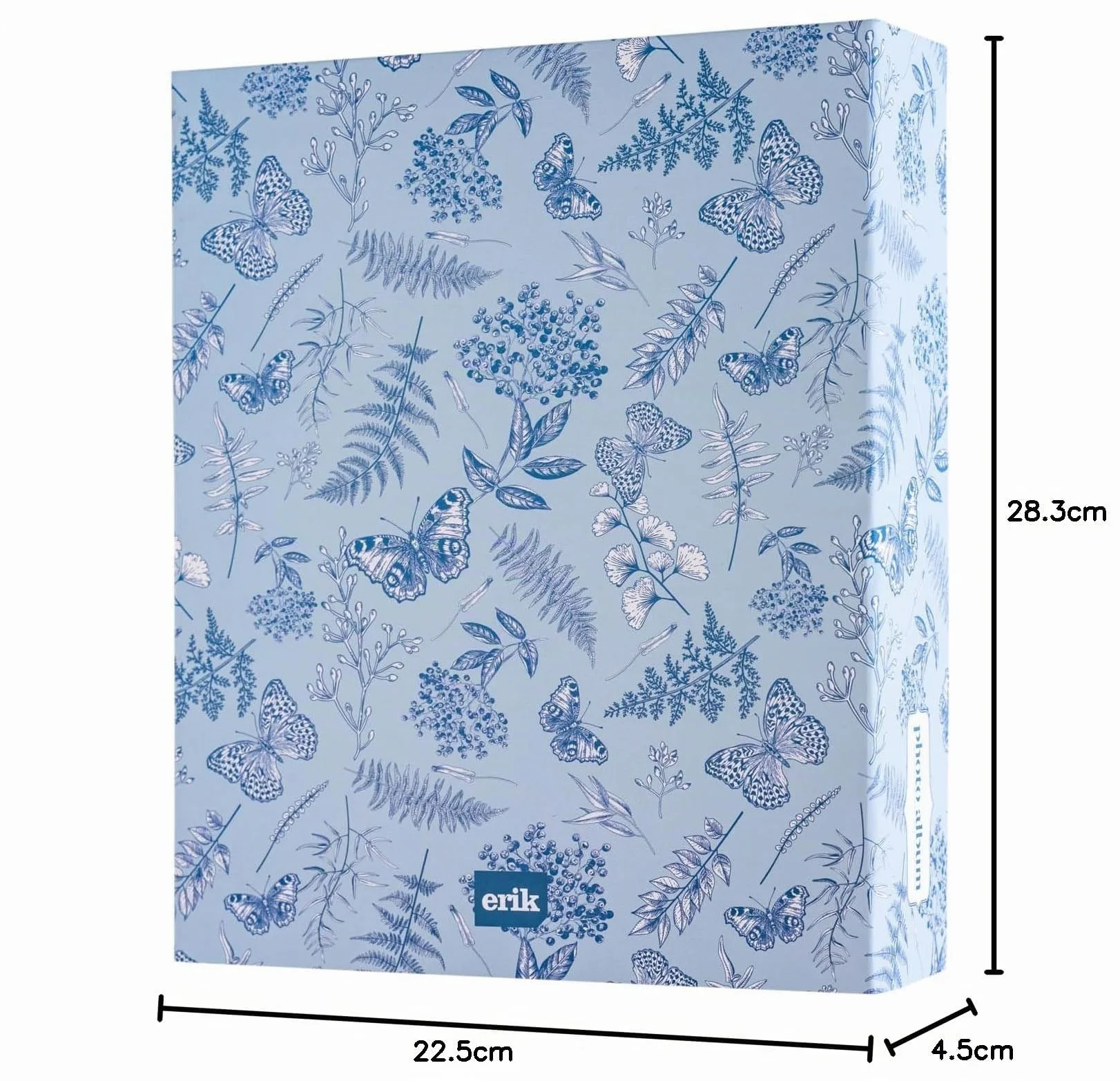 Album Photo 13 x 20 cm Botany 304 Pochettes Couverture Rigide Bleu