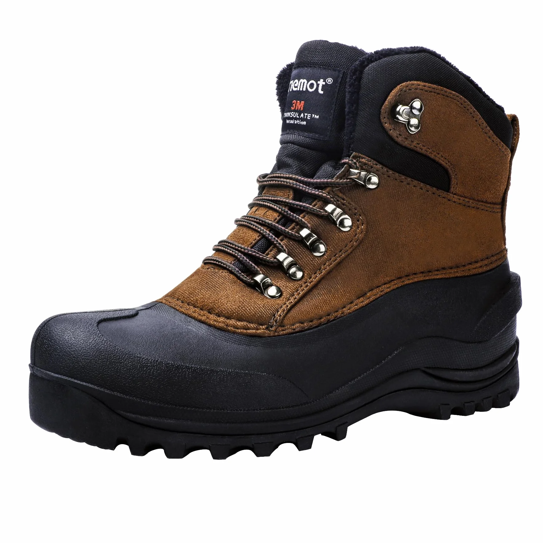riemot Bottes de Neige Imperméables Antidérapantes Randonnée Hiver Homme Femme 37-47EU
