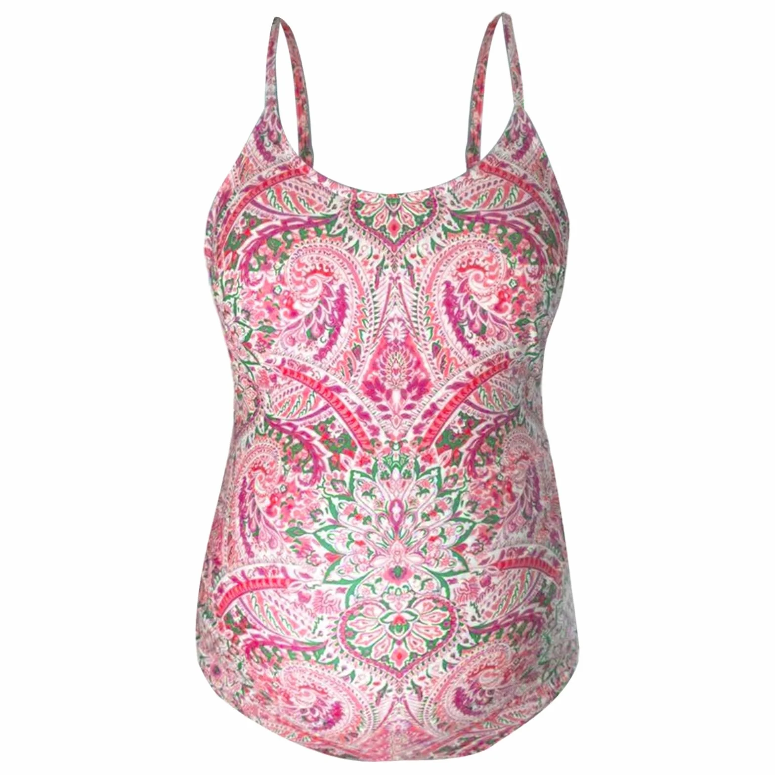 Grossesse Tankini Grande Taille Maillot de Bain de maternité imprimé Floral Bretelles Dos Nu découpe raffinée Piscine Plage