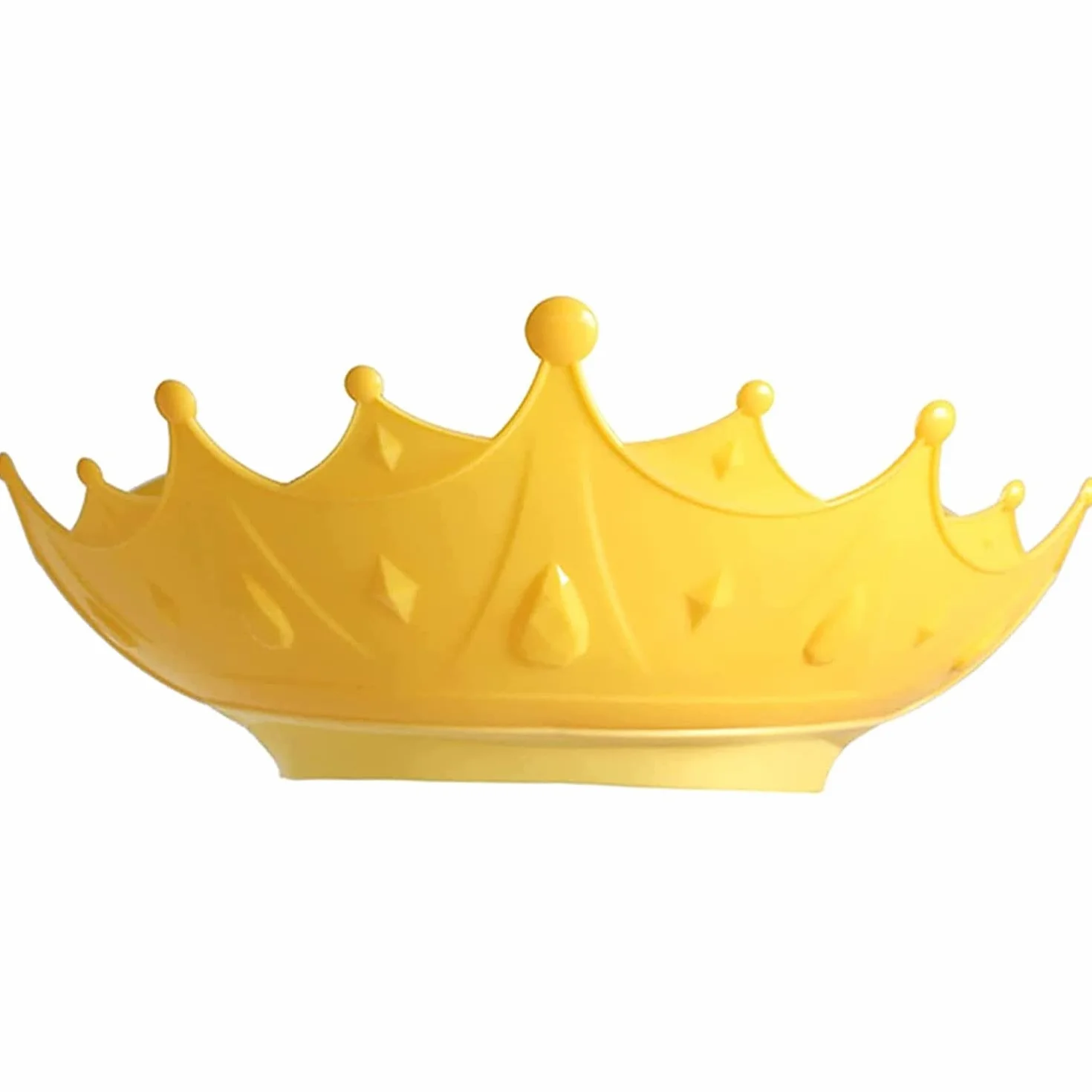 LATRAT Bonnet de bain réglable pour enfants avec protection des yeux et des oreilles, jaune