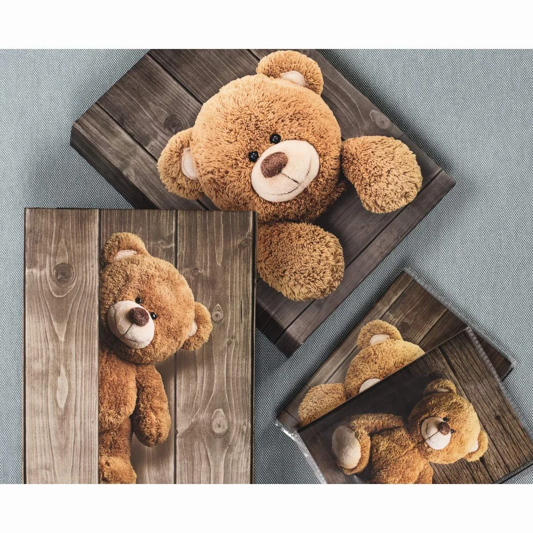Hama Album photo enfant Batzi 19x25 cm 200 photos 10x15 cm 100 pages papier stratifié Marron