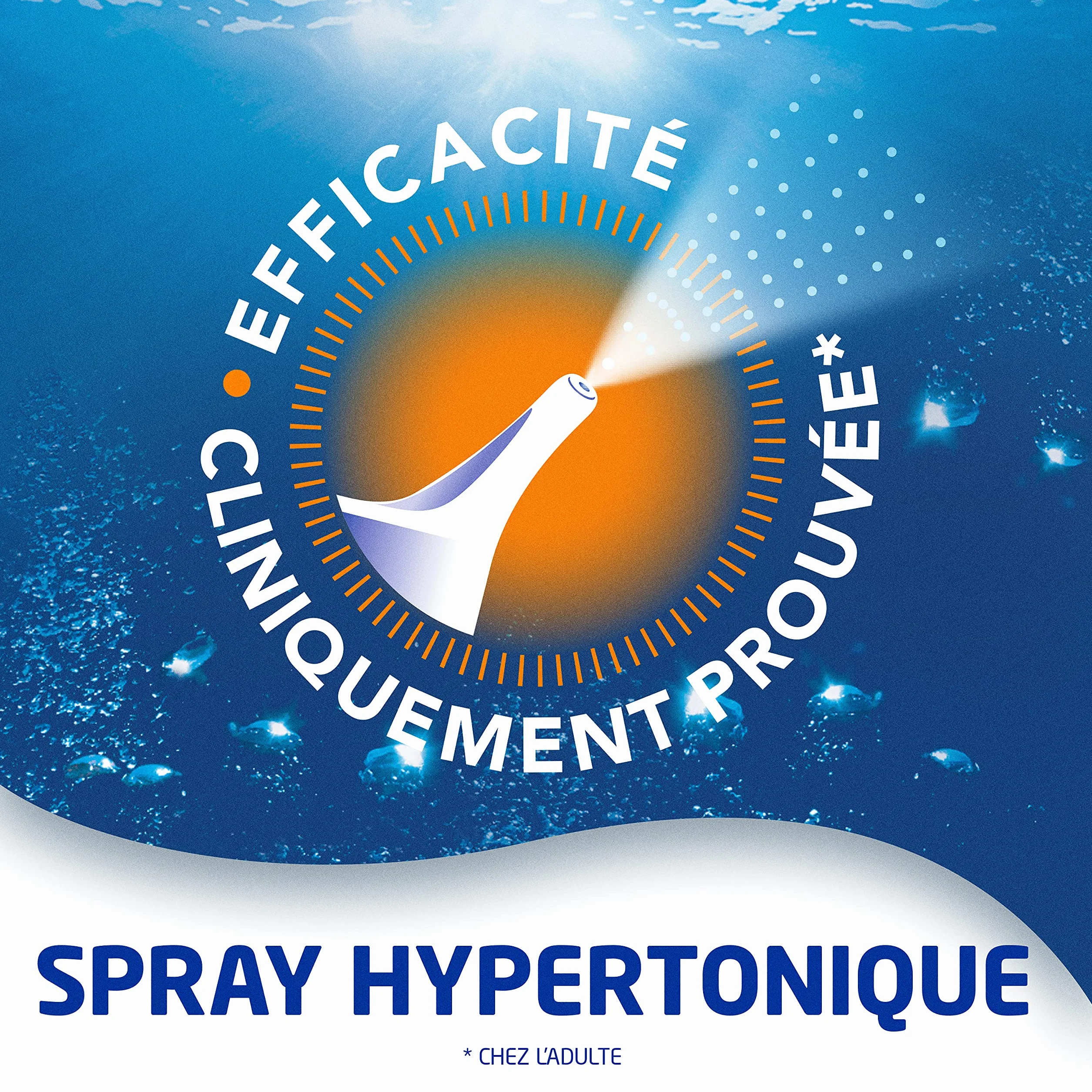 Physiomer Spray Hypertonique 135 mL - Spray nasal eau de mer décongestionnant pour nez bouché, rhume dès 2 ans