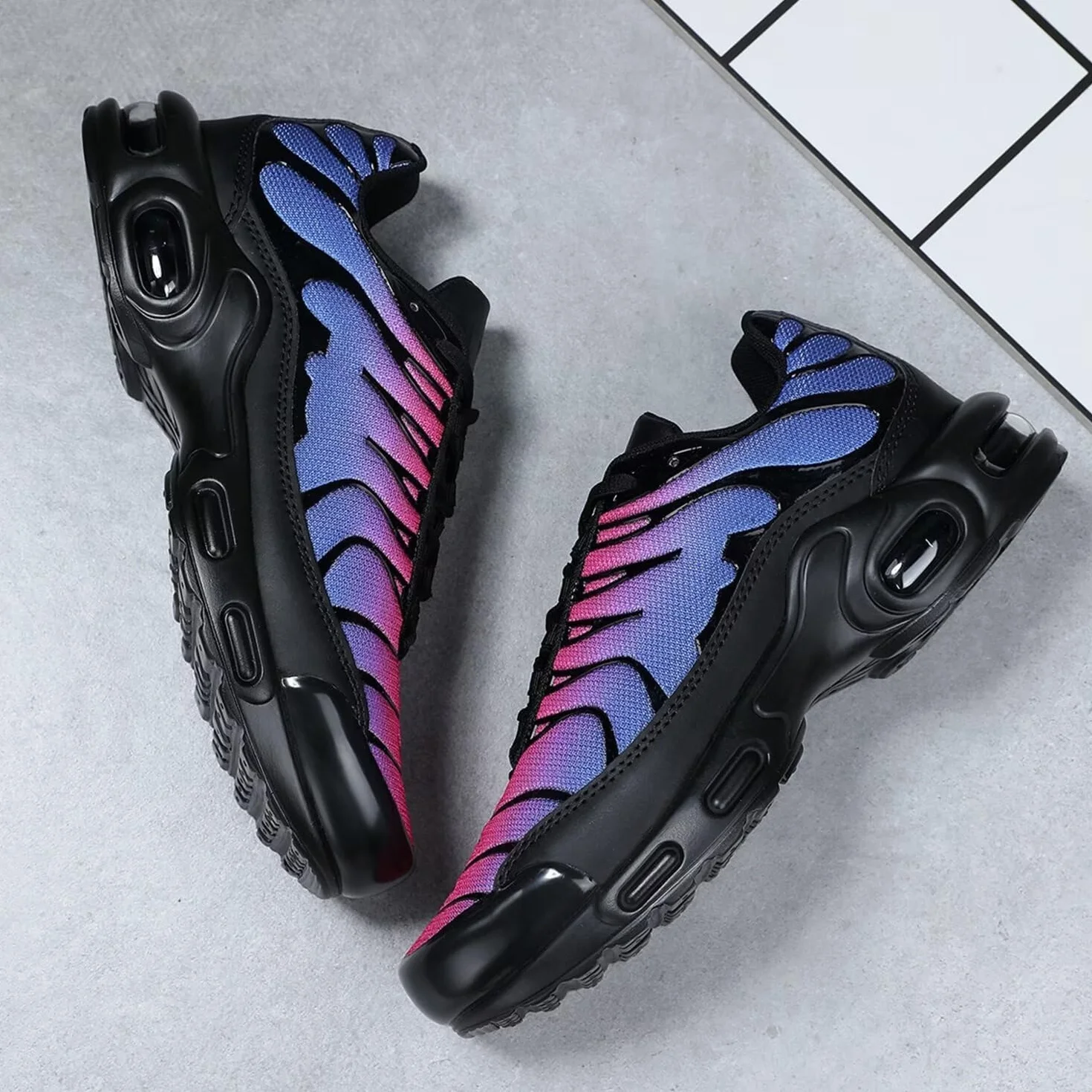 Baskets de Course à Pied Tendance pour Homme avec Coussin d'air - Chaussures de Sport